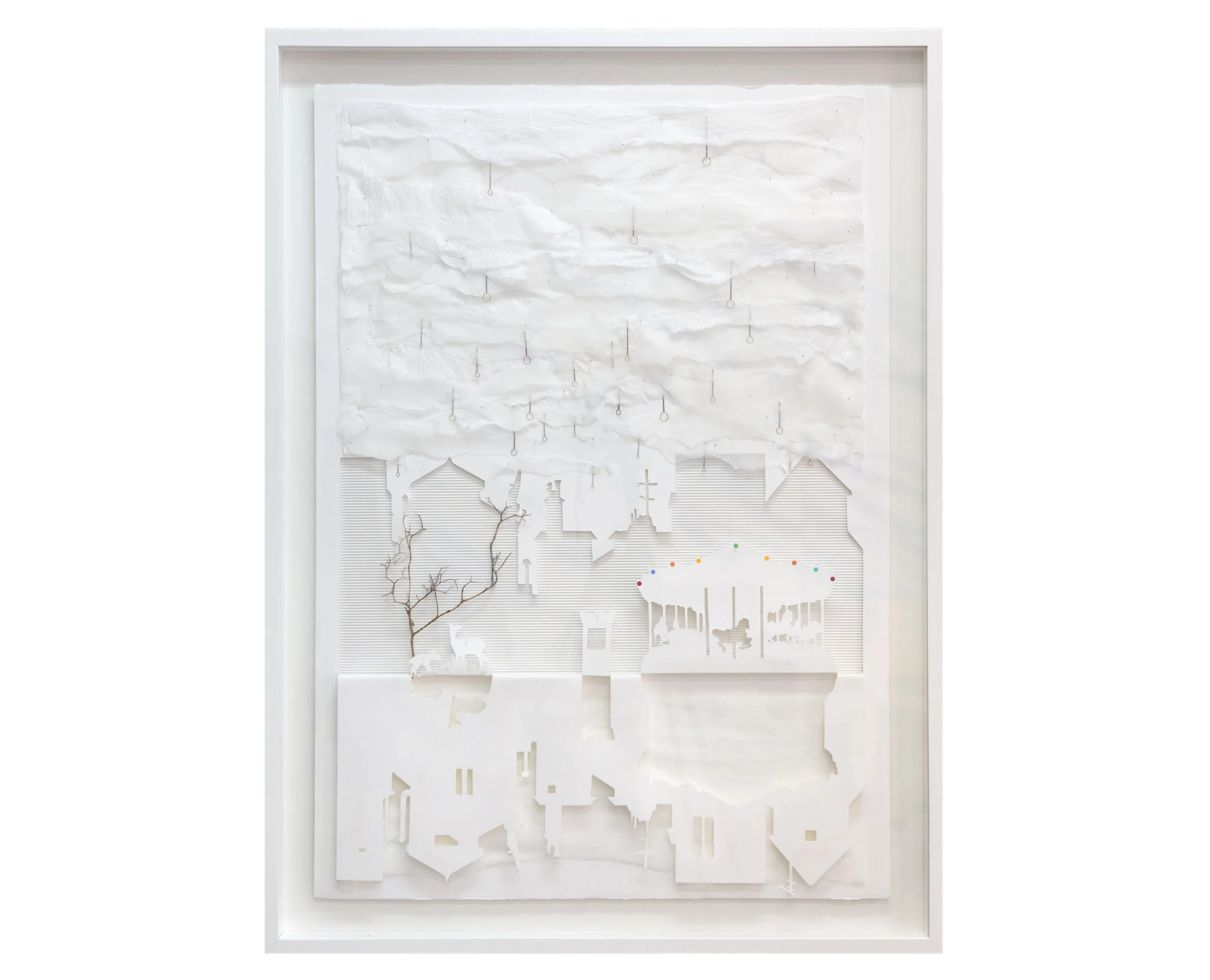   CARROUSEL.  &nbsp;Técnica mixta sobre papel. 110 x 80 cm. 2011  