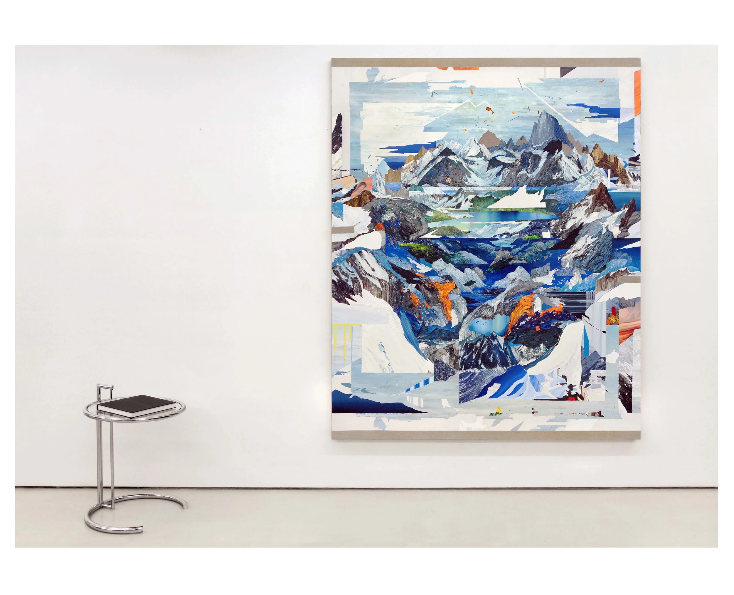   Vista de sala.&nbsp;Iceberg.&nbsp;  Óleo sobre lienzo. 200 x 162 cm. 2014  