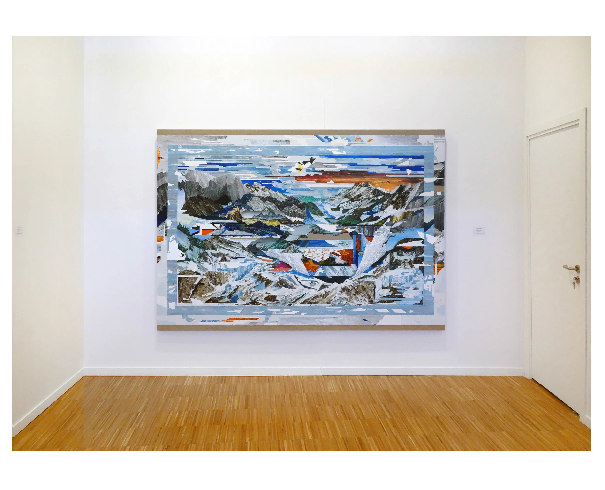   Vista de sala con Ursprung.&nbsp;  Óleo sobre lienzo. 170 x 240&nbsp;cm. 2014  