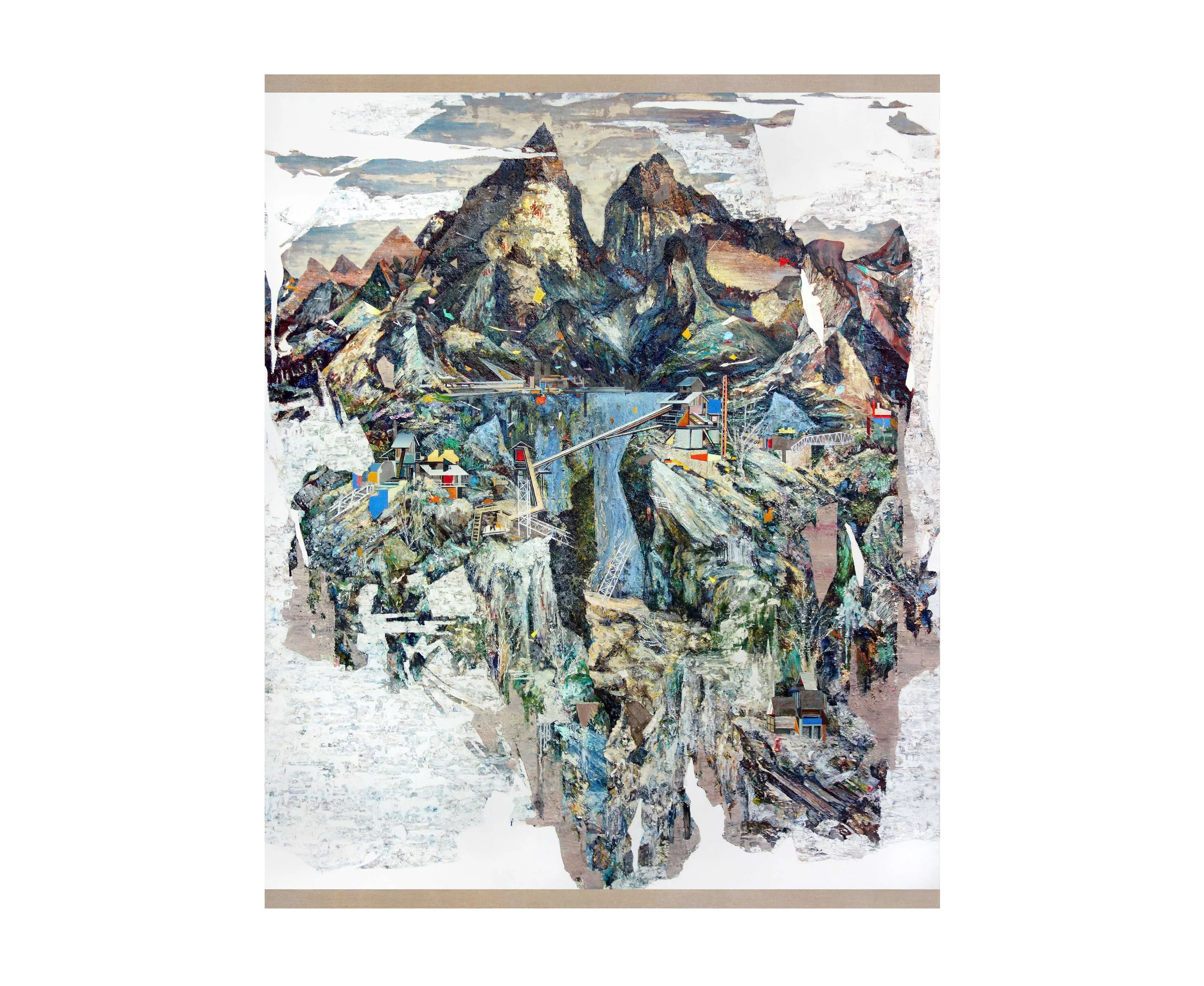   BUILD UP.&nbsp;  Óleo sobre lienzo. 200 x 162 cm. 2013  