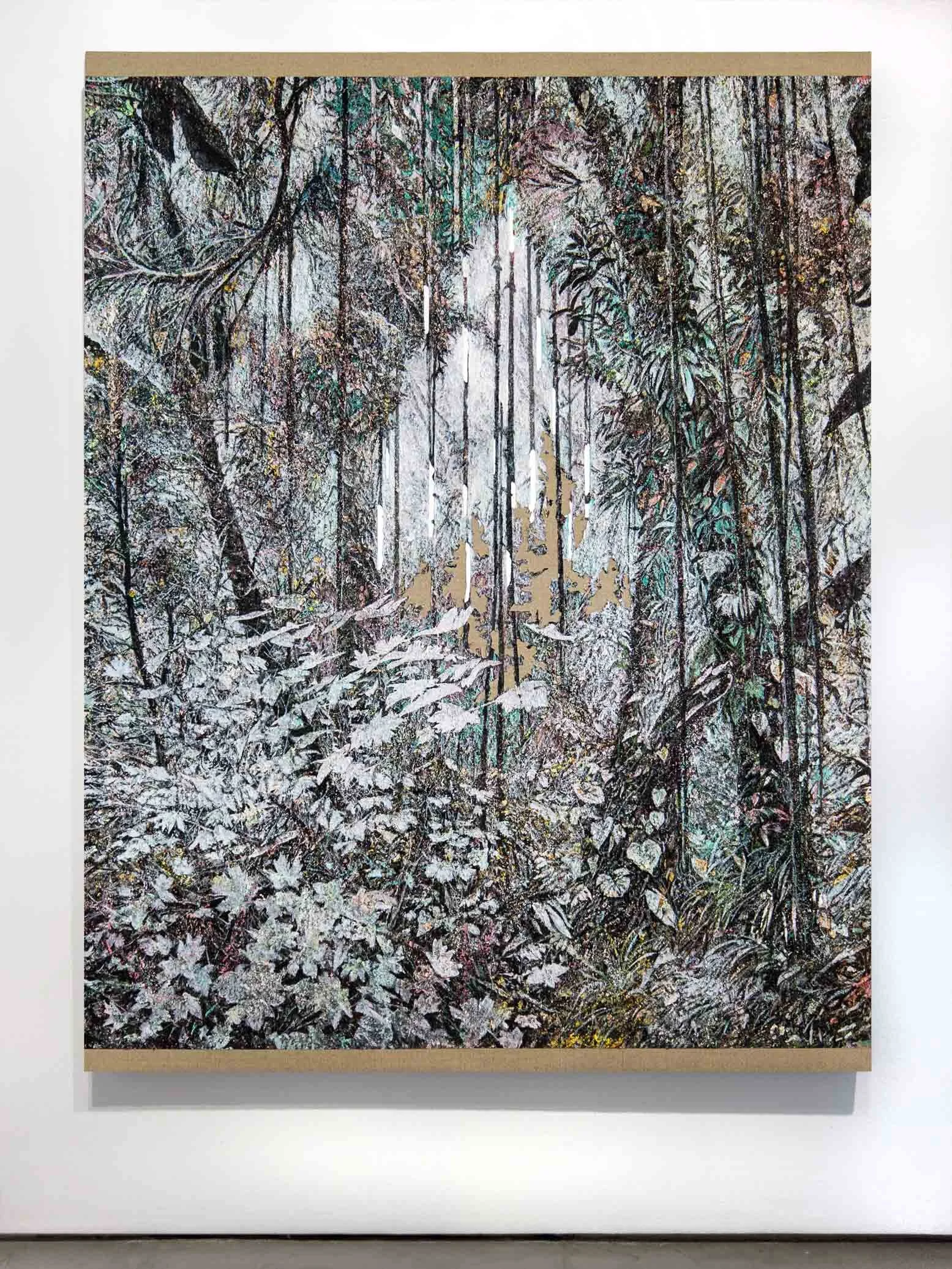   RAINFOREST.  180 x 130 cm. Oil on linen. 2019 