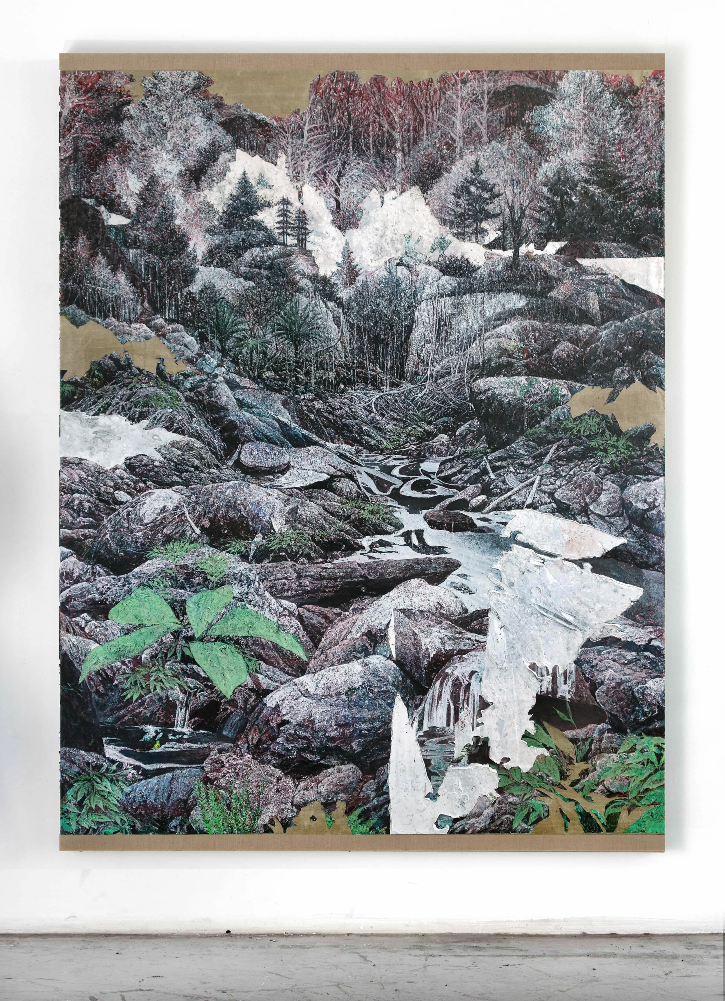   Lund.  Acrylic on linen. 200 x 162 cm. 2018 