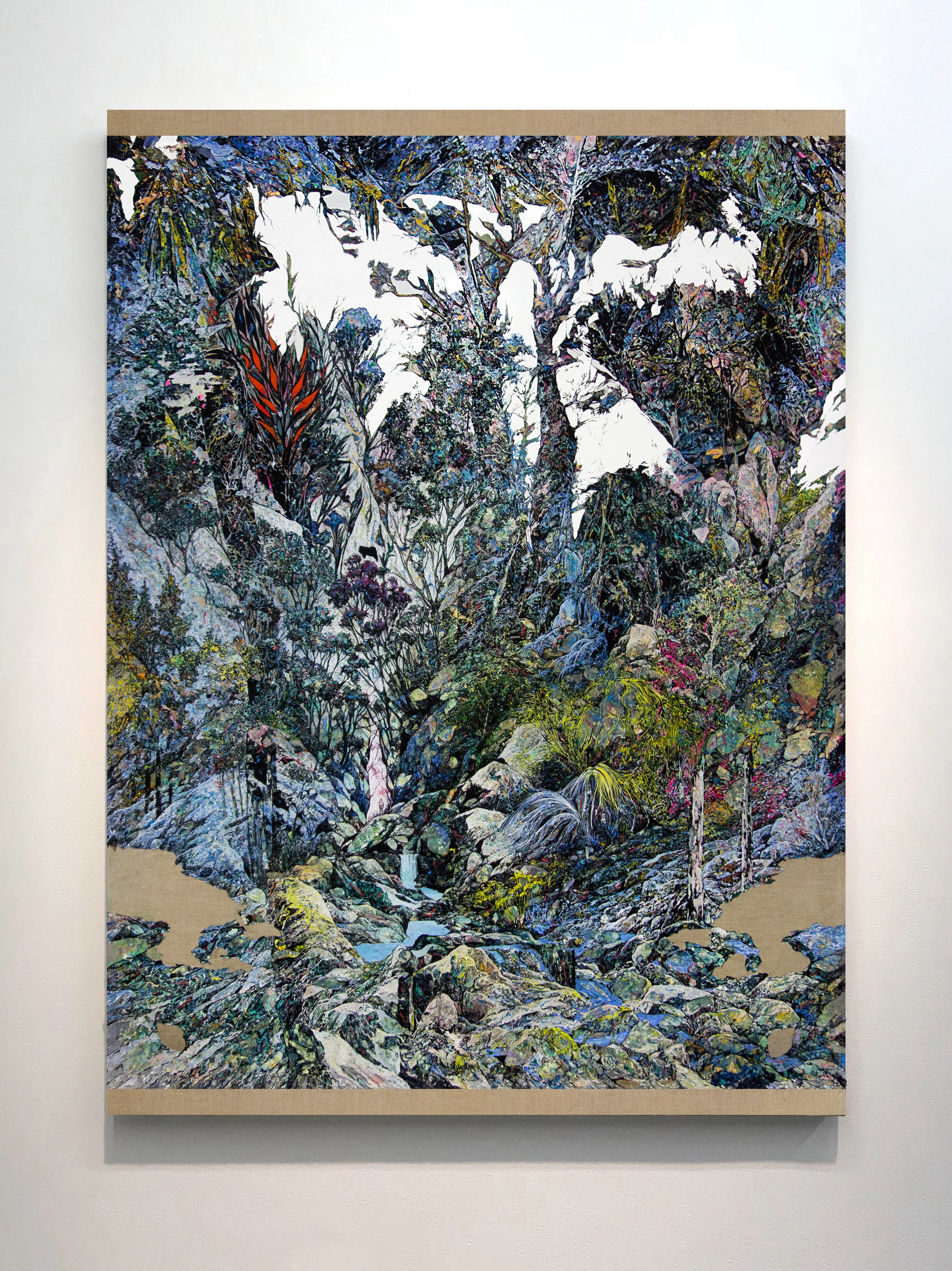   Path I.  Acrylic on linen. 170 x 135 cm. 2018 