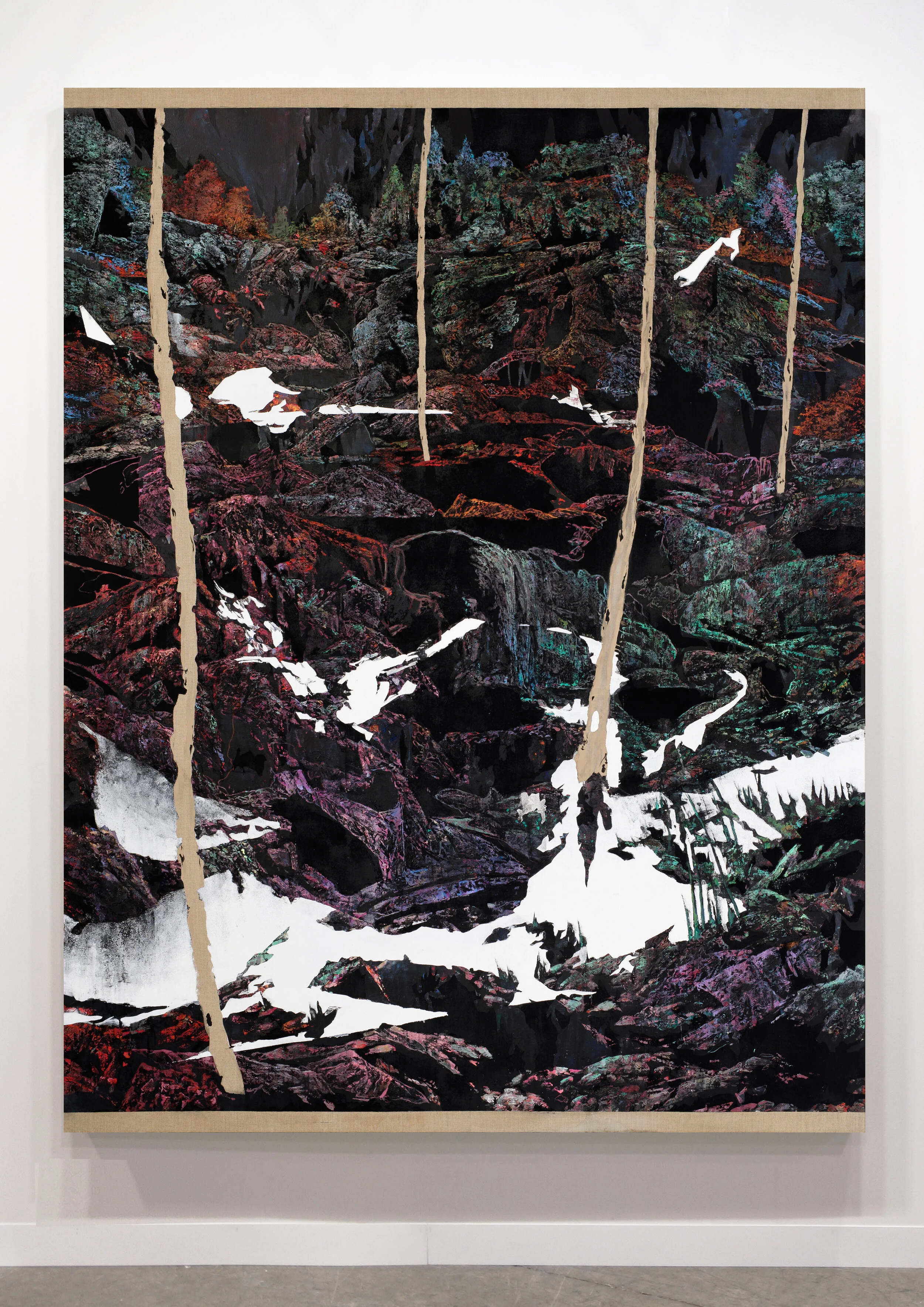   Giardino.  Acrylic on linen. 240 x 185 cm. 2017 