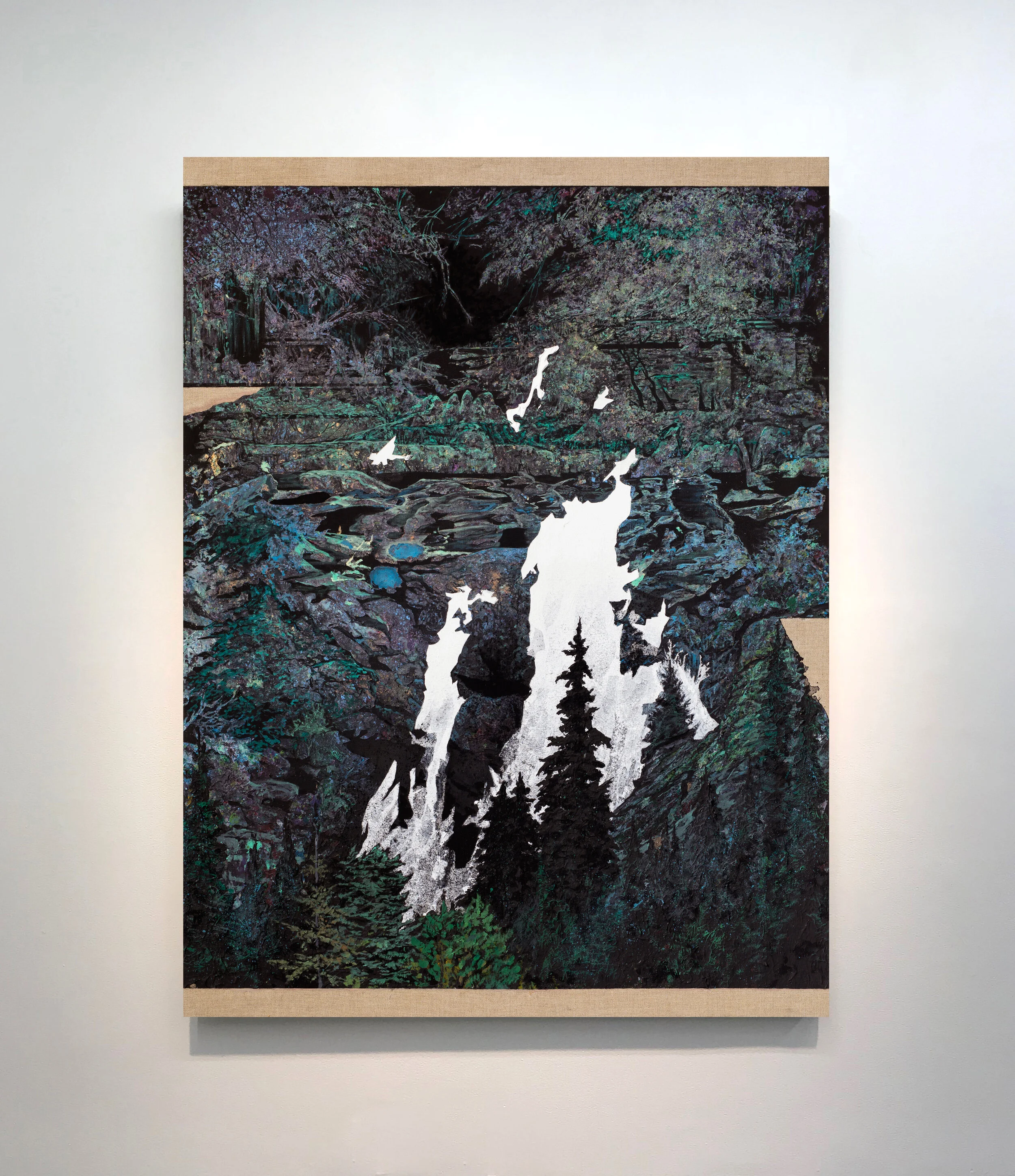   Fuoco . Acrylic on linen. 127 x 79 cm. 2017 
