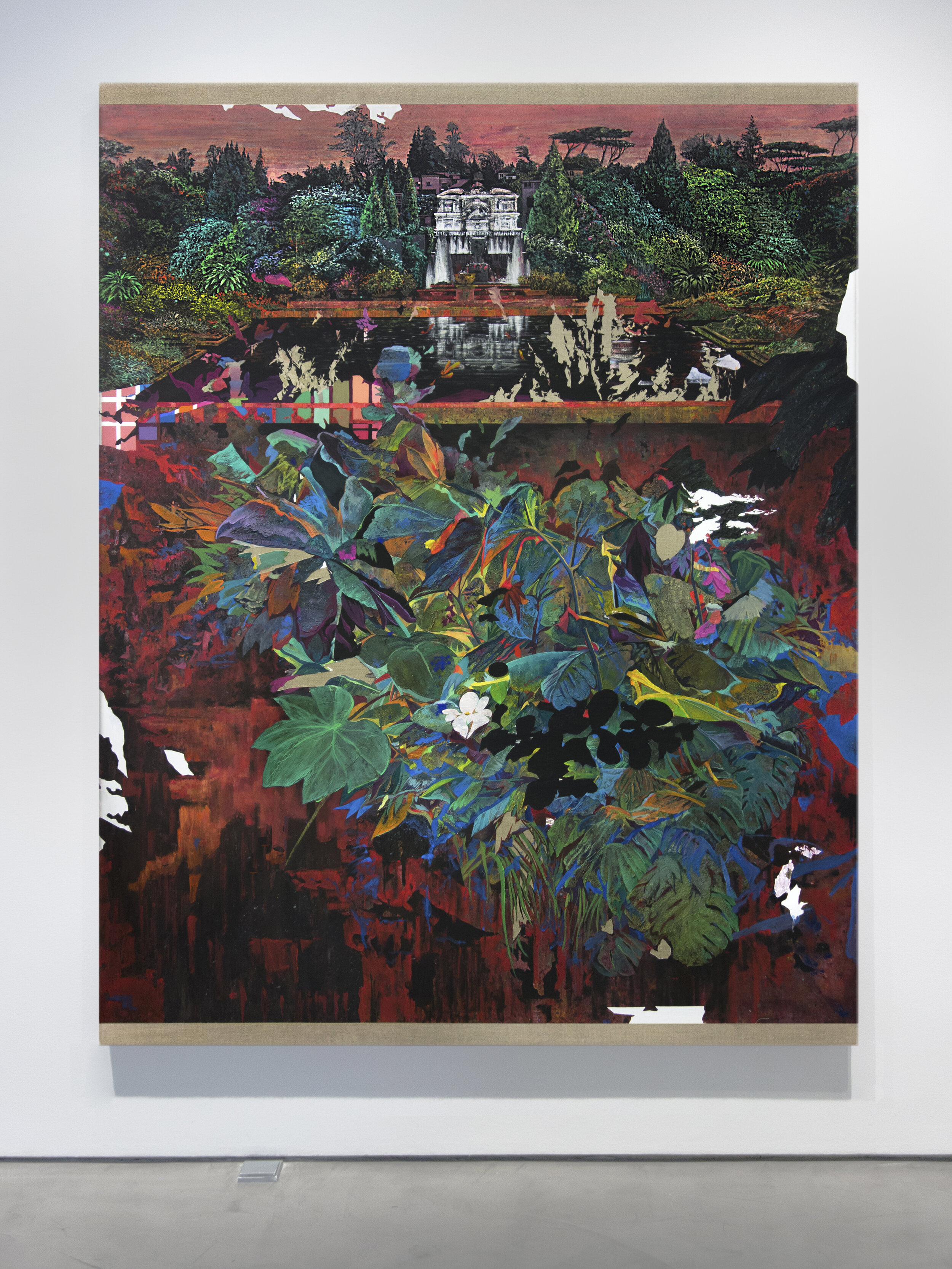   Este.  Acrylic on linen. 200 x 162 cm. 2017 