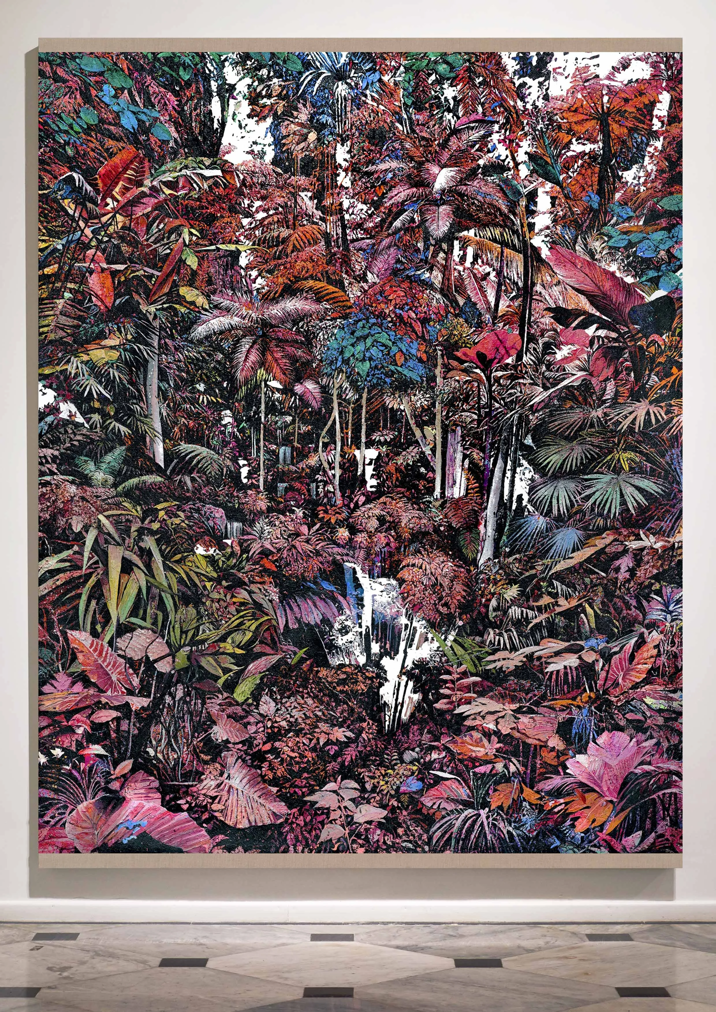   Eclipse.  Oil on linen. 250 x 190 cm. 2021 