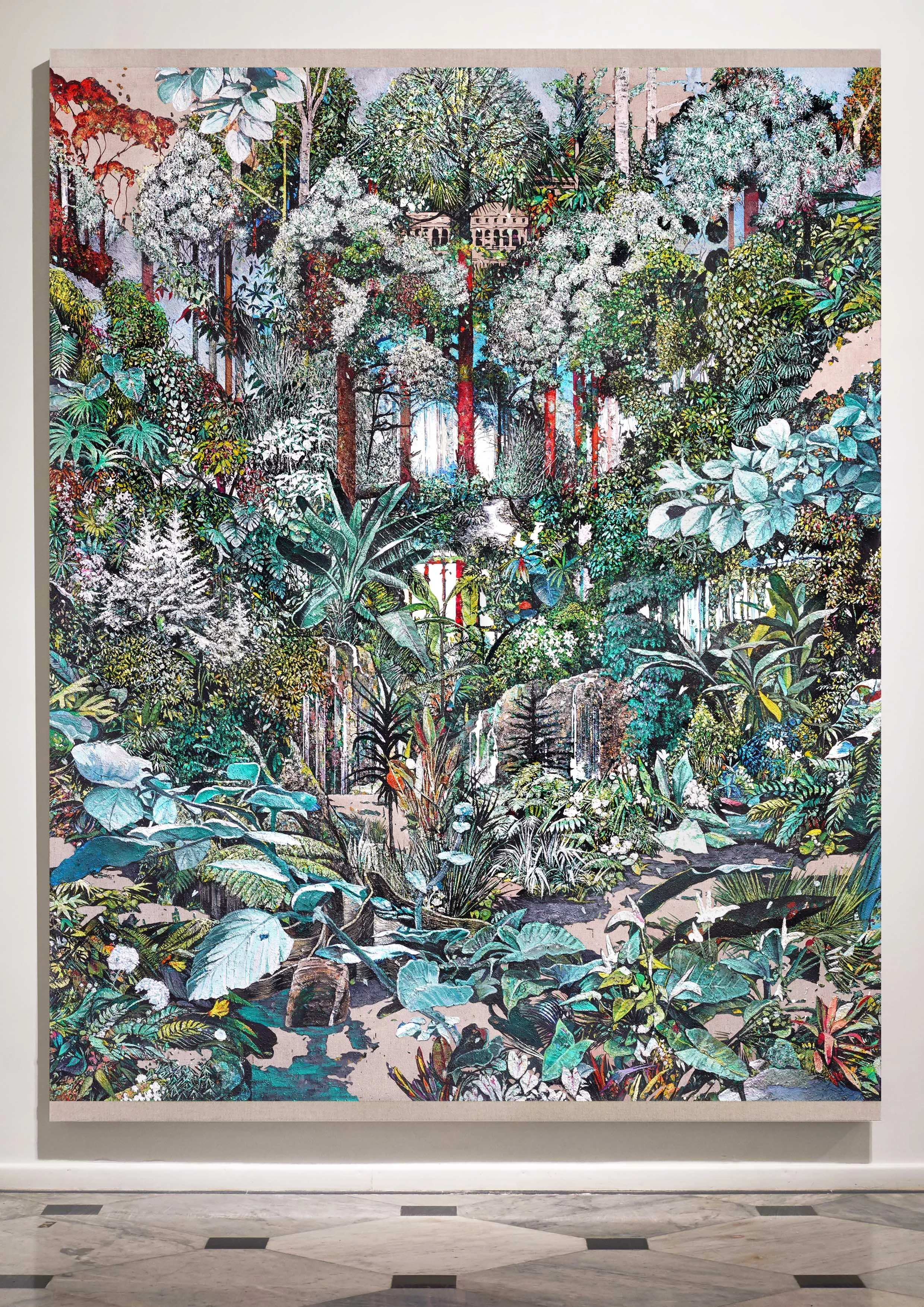   Secret Garden.  Oil on linen. 242 x 182 cm. 2021 