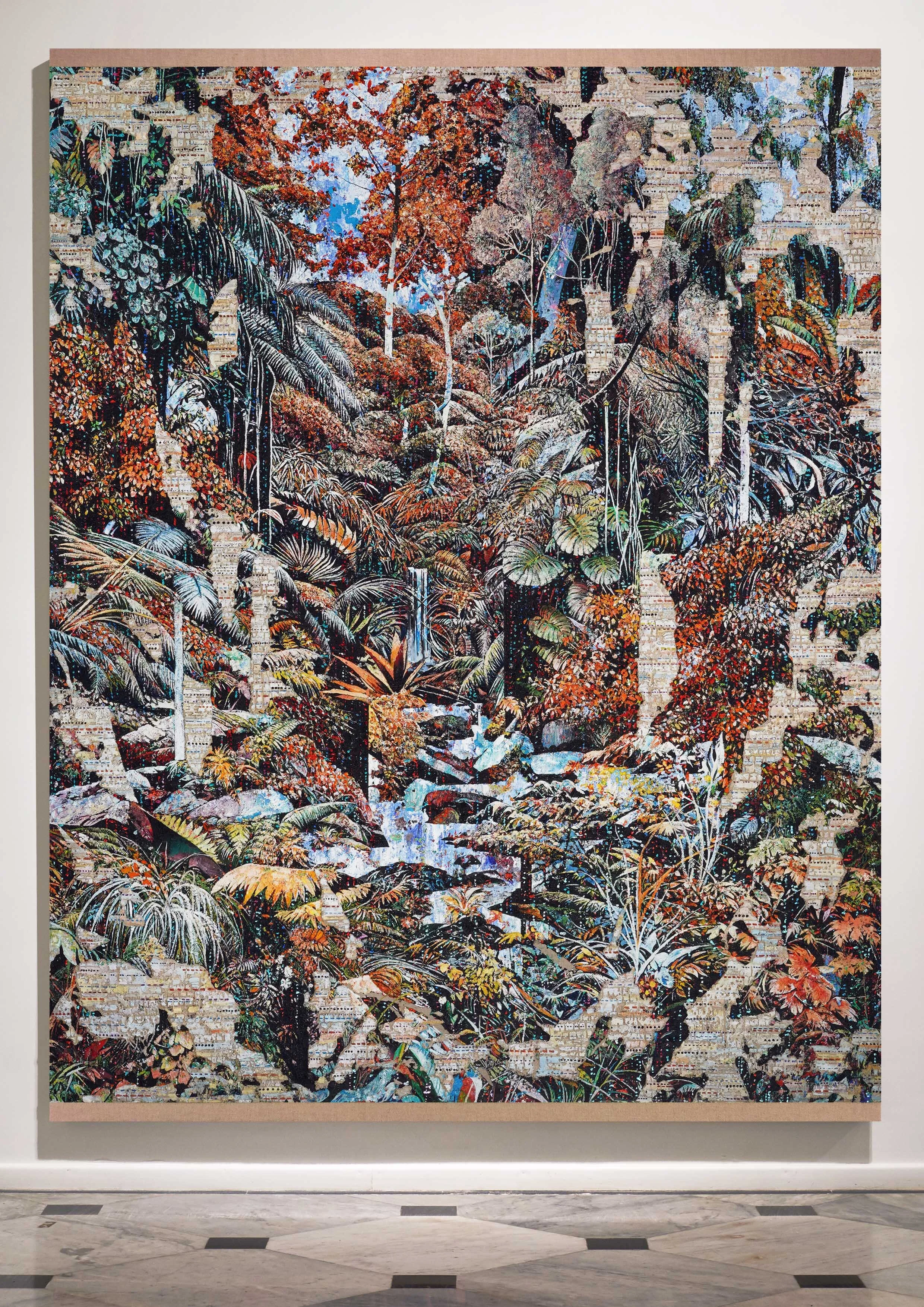   Tierra de fuego.  Oil on linen. 250 x 190 cm. 2021 