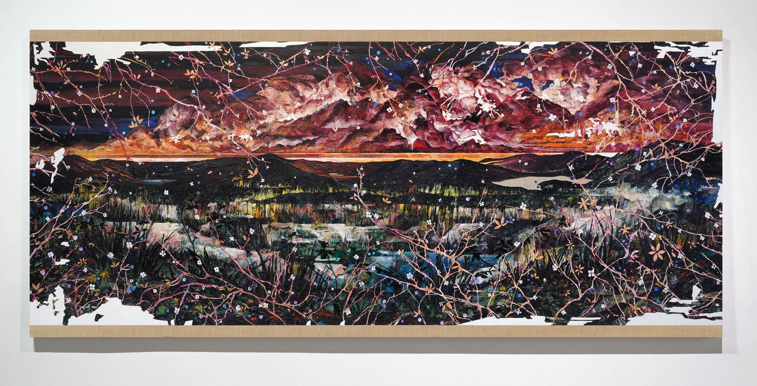   Tormenta.  Oil on linen. 90 x 200 cm. 2021 