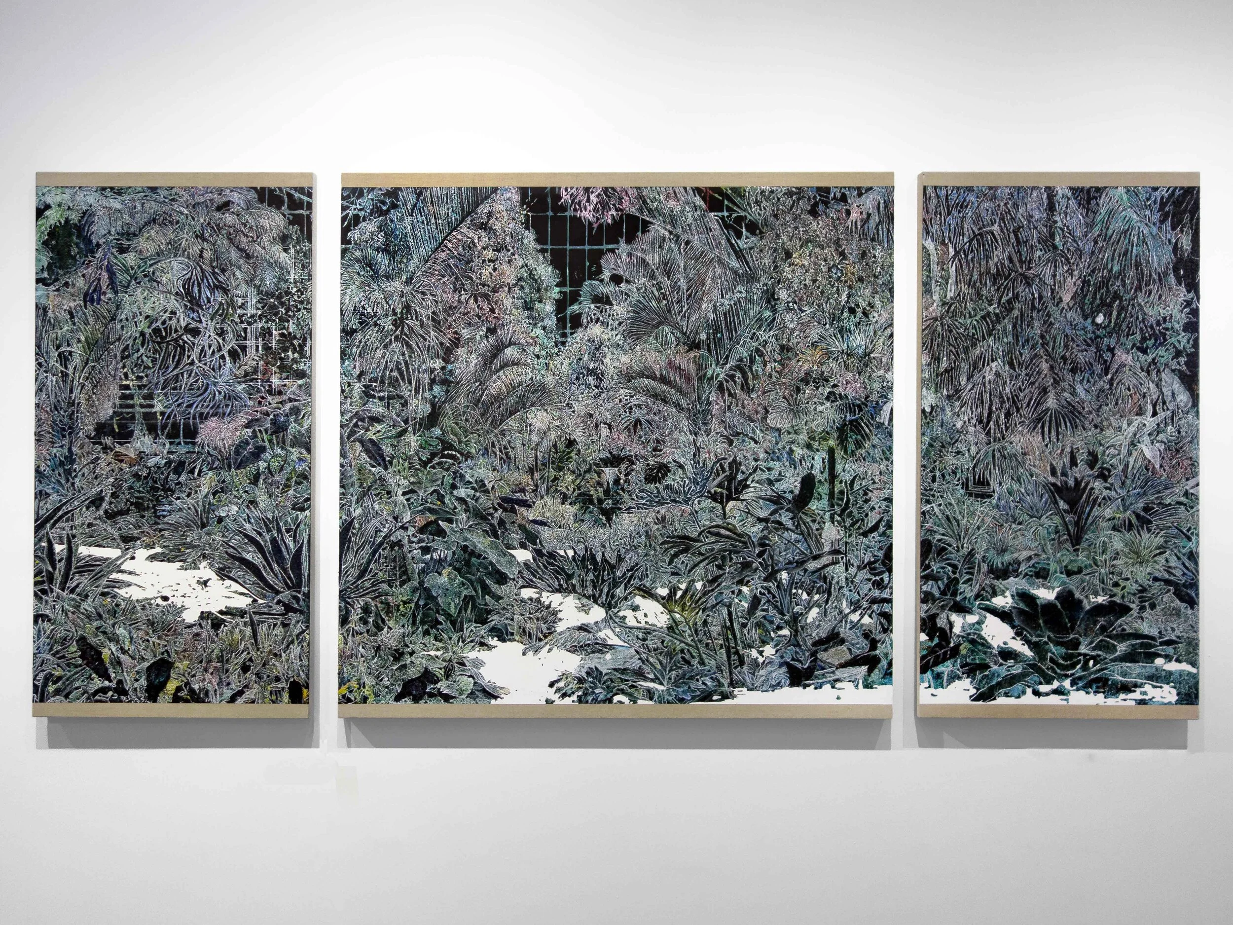   Ágave.  Oil on linen. 340 x 170 cm. 2019 