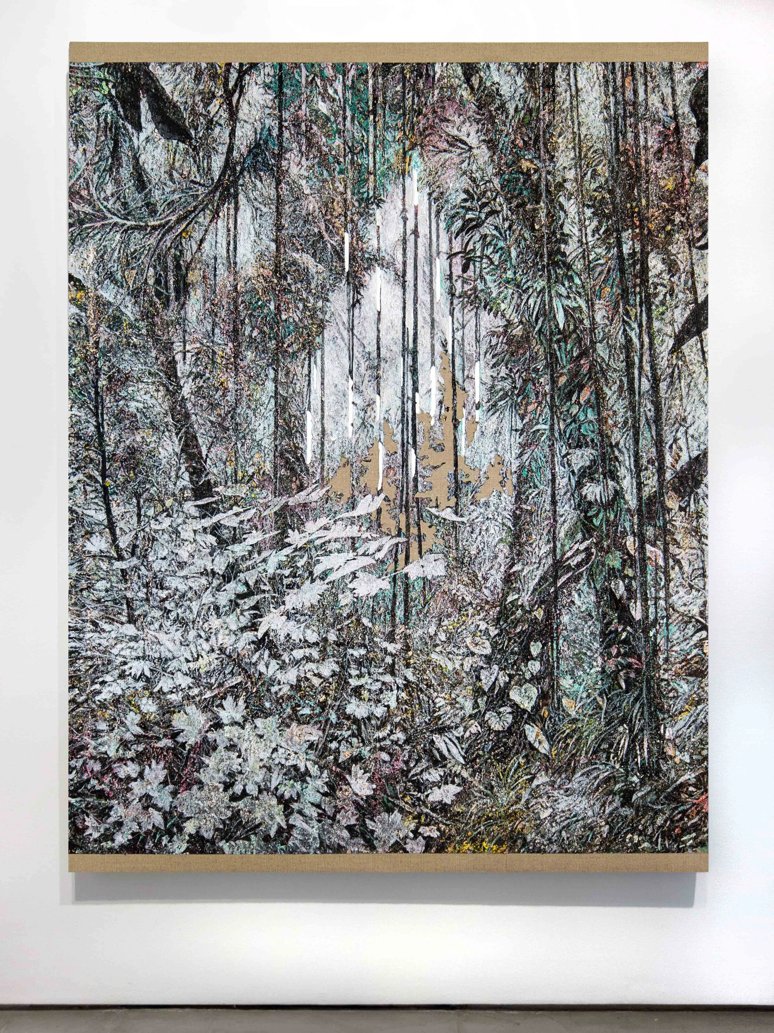   Rainforest.  Oil on linen. 180 x 130 cm. 2019 