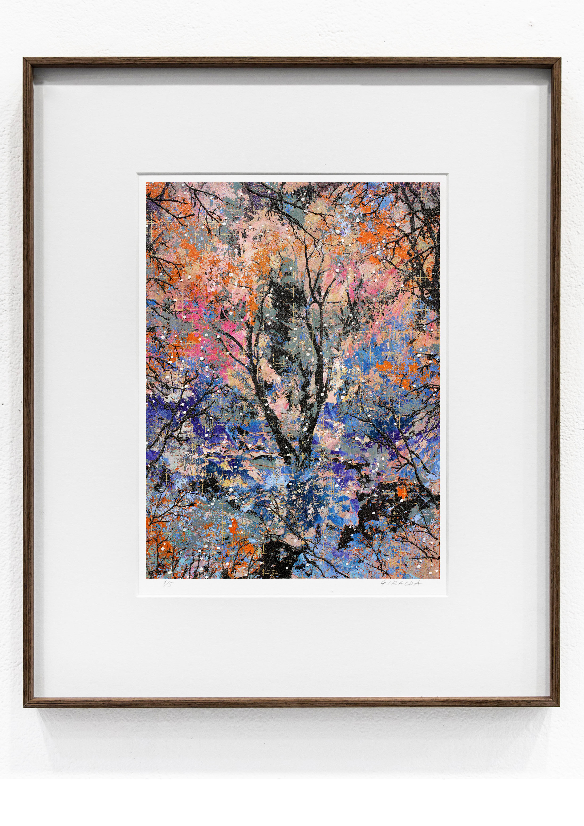   Jacaranda.  Screenprint on archival paper, 48 x 38 cm, 2021. 