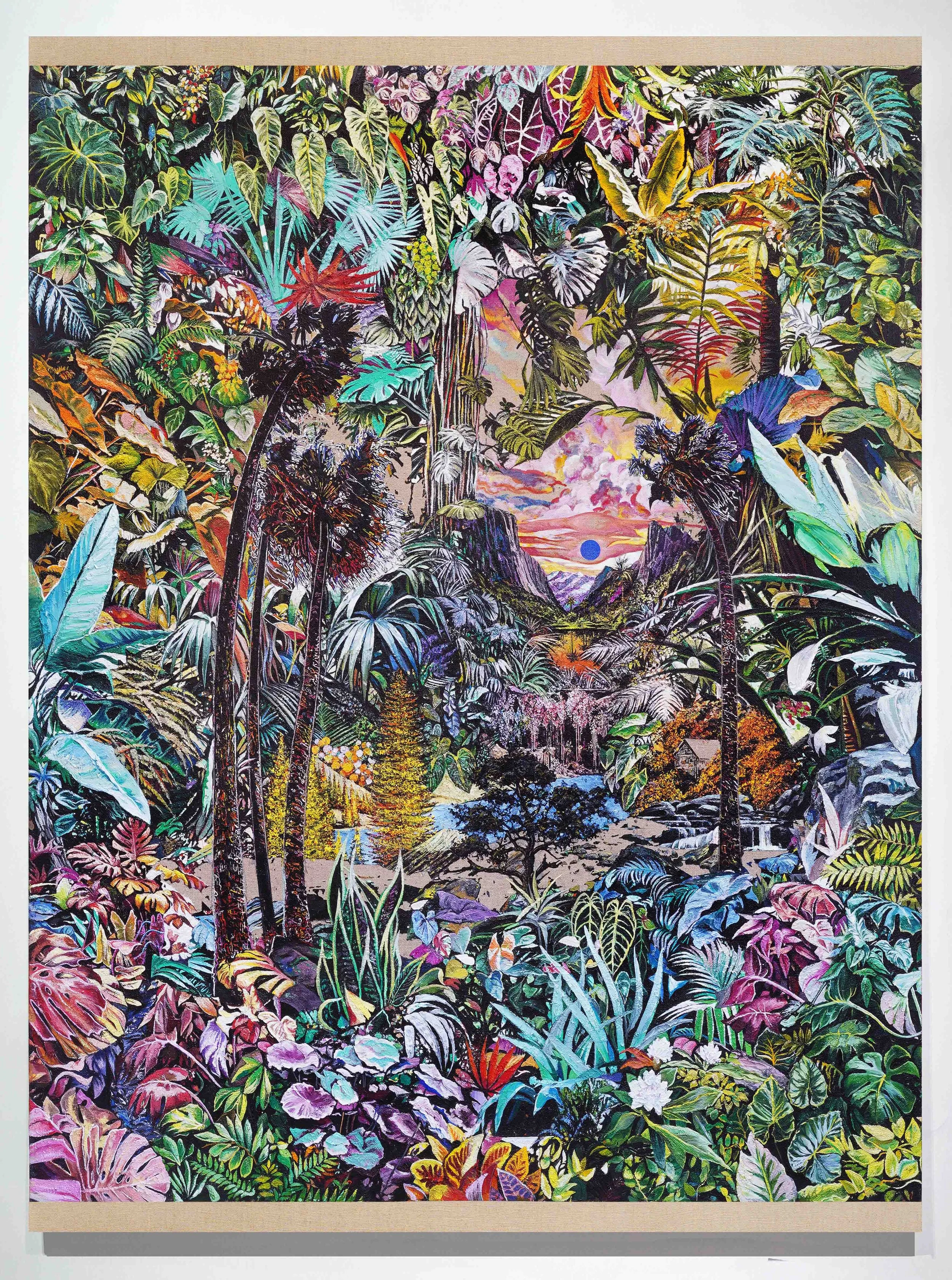   Cobalto . Oil on linen. 179 x 135 cm. 2022 