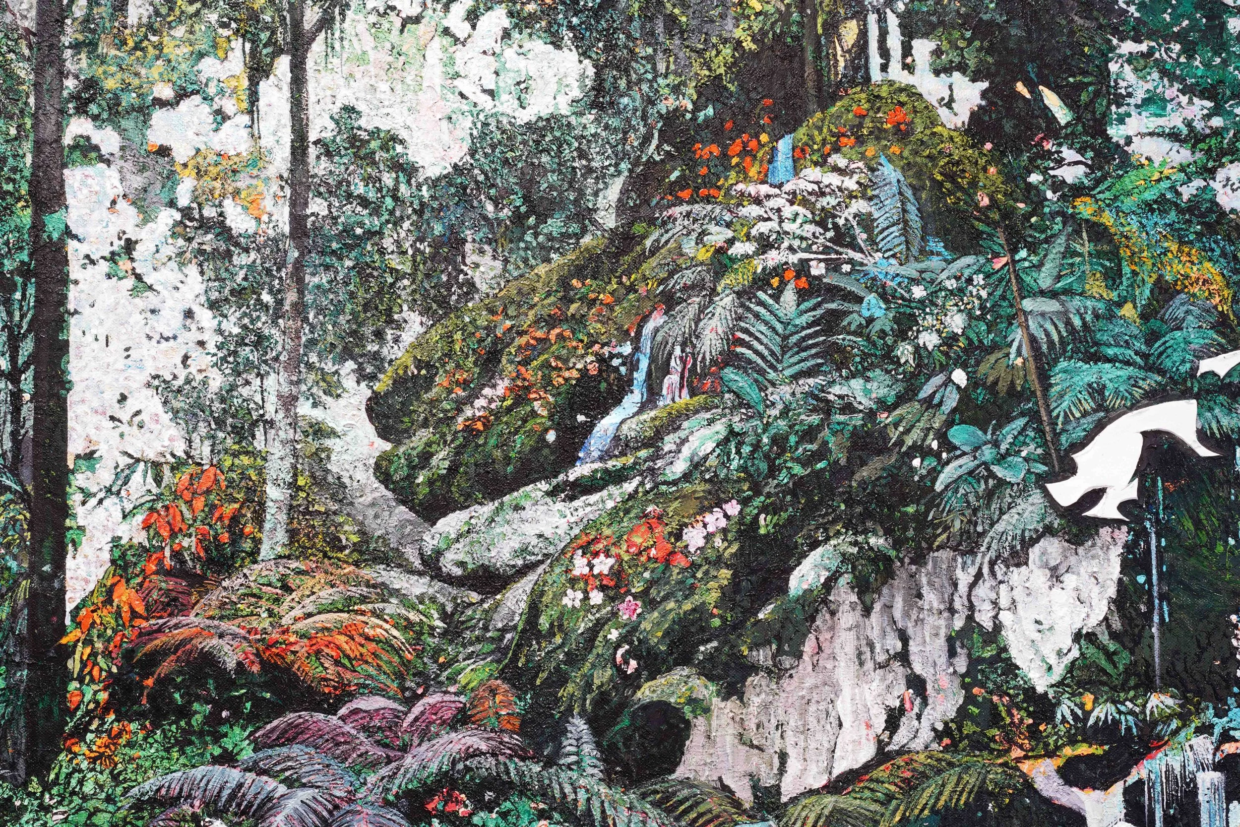   Onix (detail).  Oil on linen. 170 x 270 cm. 2021 