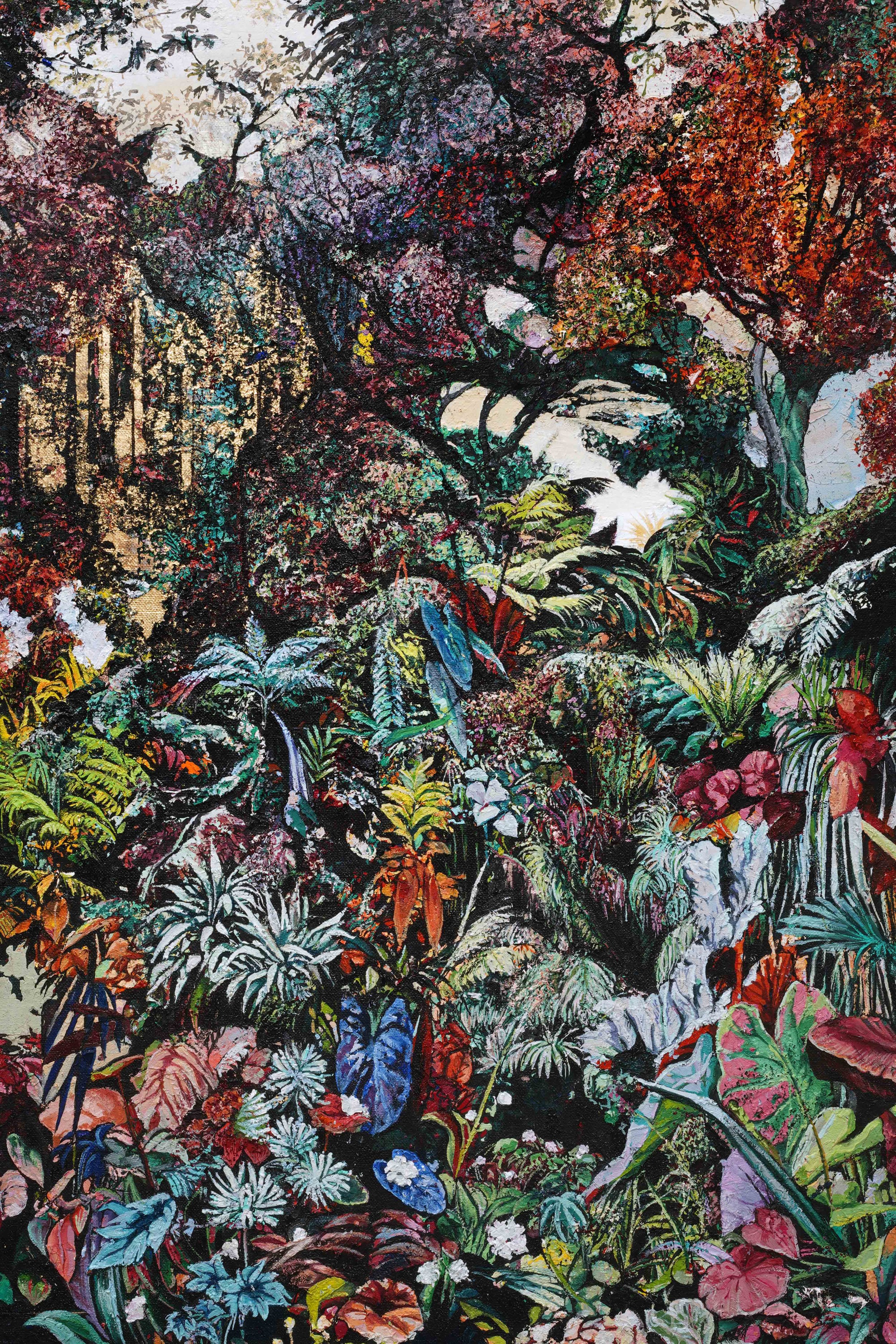   Bahia (detail) . Oil on linen. 120 x 200 cm. 2021 