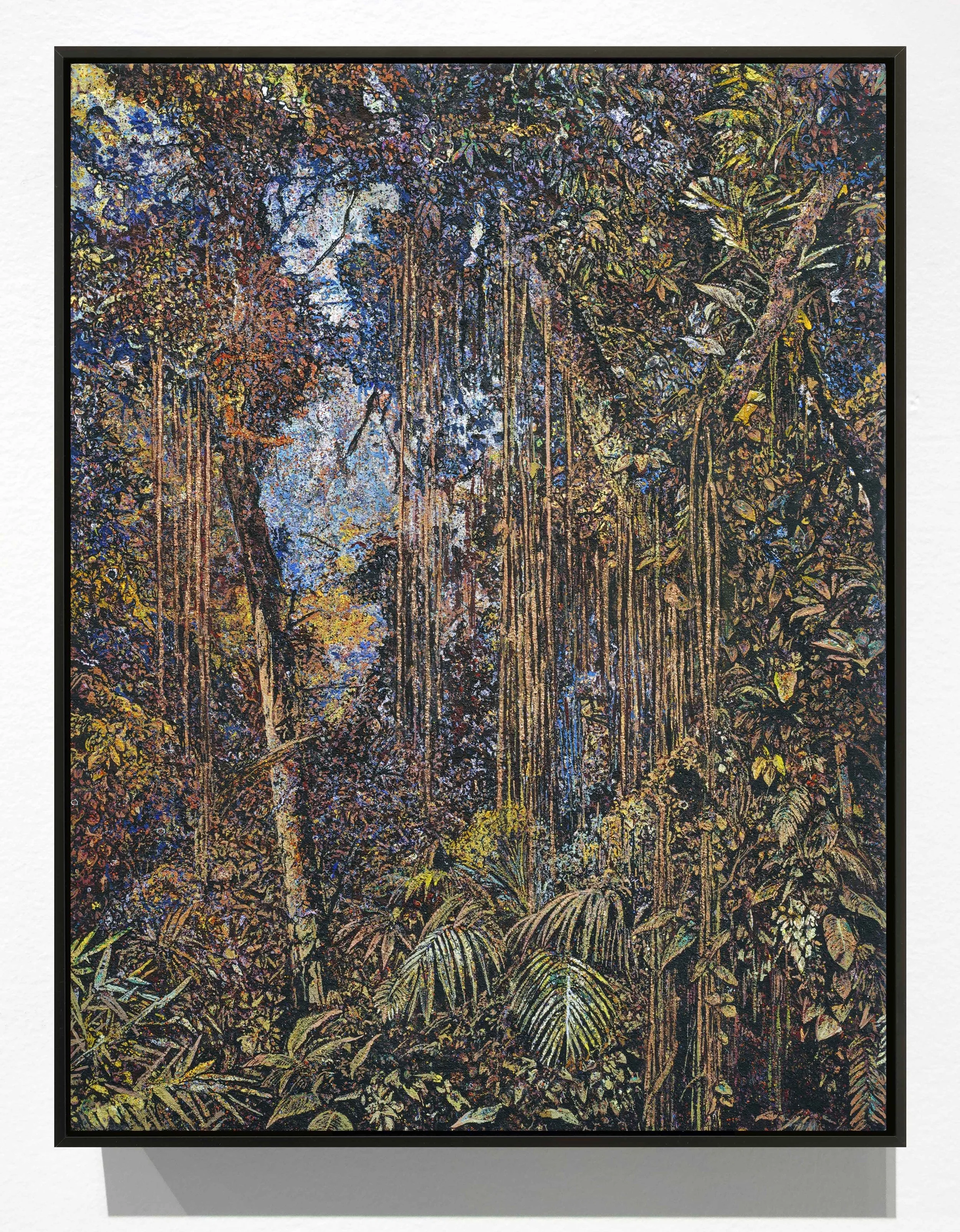   Aire . Mixed media linen. 55 x 42 cm. 2021 