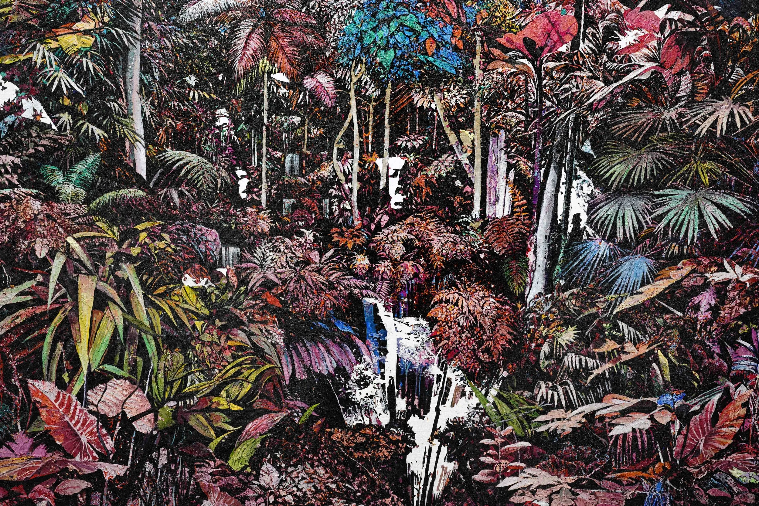  Eclipse (Detail). Oil on linen. 250 x 190 cm. 2021 