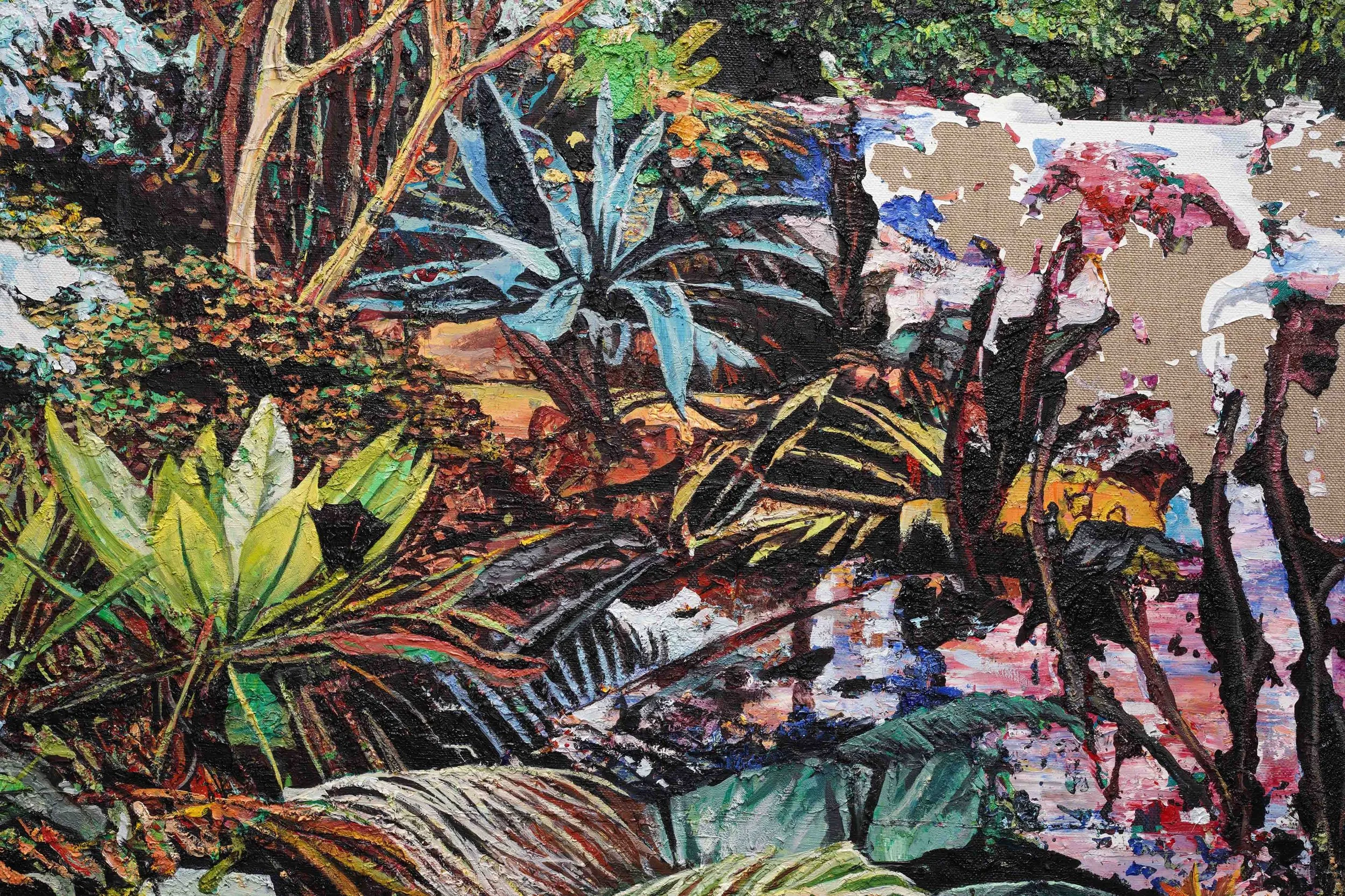   Hera (Detail).  Oil on linen. 250 x 190 cm. 2020 