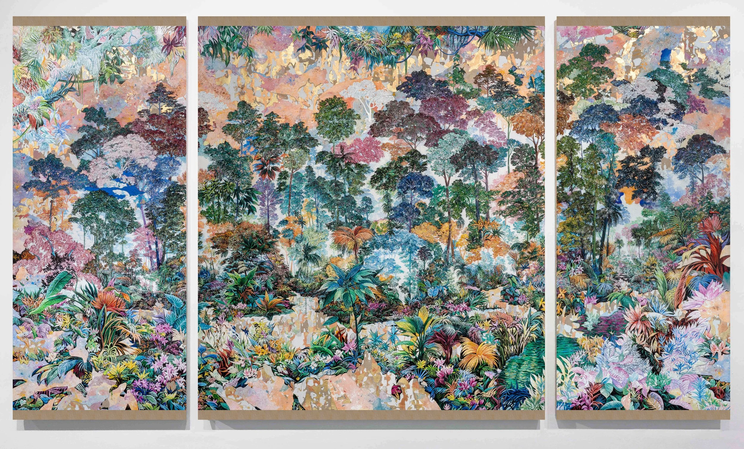   EVERGLOW.  Oil on linen. 200 x 150 cm. 2025 
