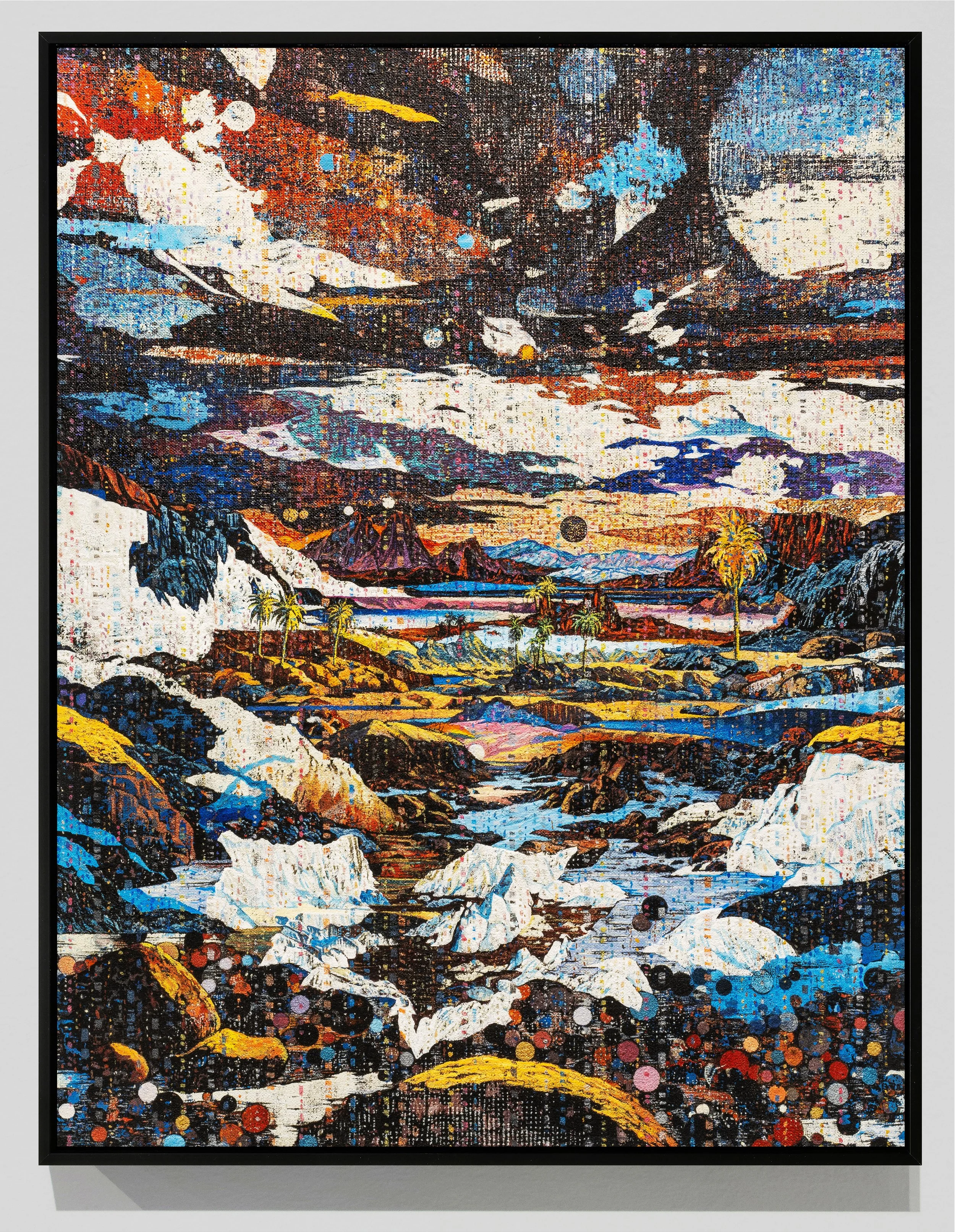   OASIS.  Oil on linen. 55 × 42 cm. 2025 