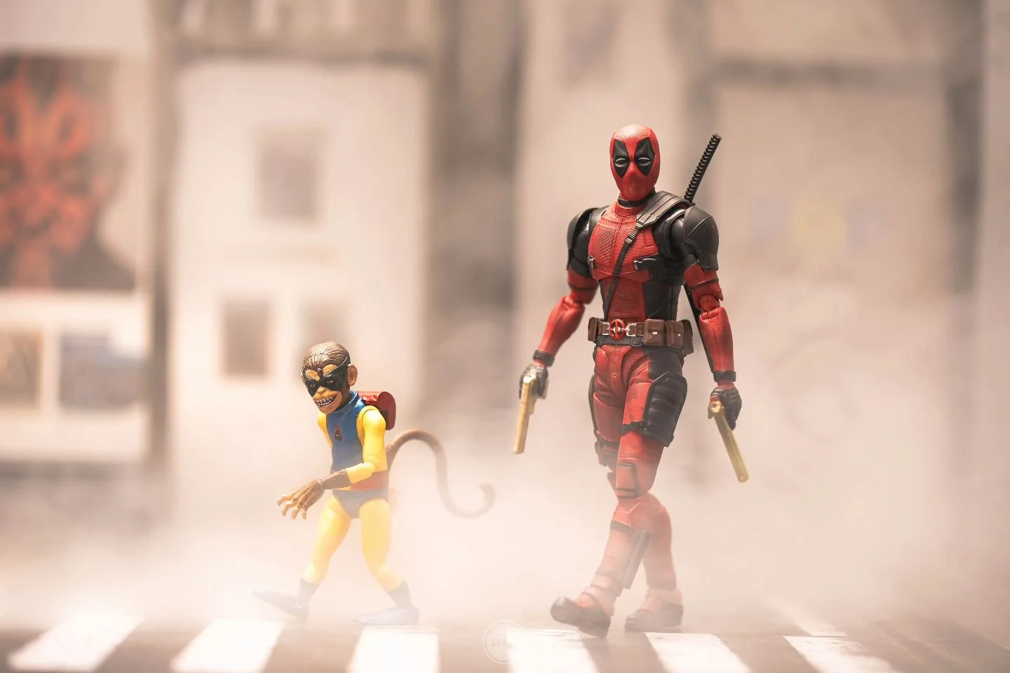 Deadpool and, well, I couldn't find Wolverine, so...
.
.
.
#bestfriendsday #deadpoolandwolverine 
.
#toypops3 #toyphotographer #toyphotography #toyunion #toycollector #toycommunity #toycrewbuddies #RebelToysClub #JustAnotherToyGroup #toyartistry #toy