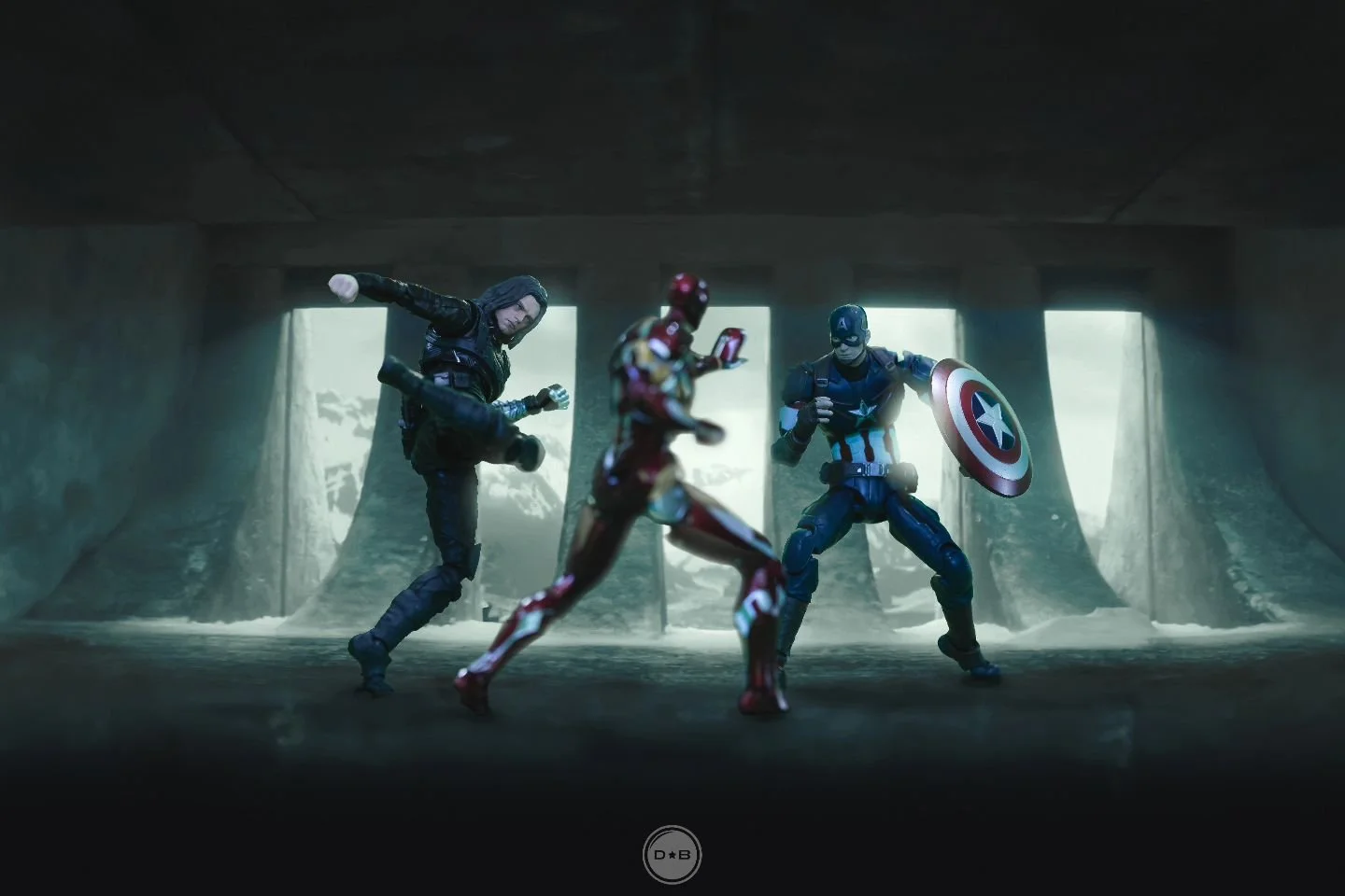 Two against one.
.
.
.
#cap #bucky #stark #shfiguarts #mafex #mcu #toyphotography #epictoyart