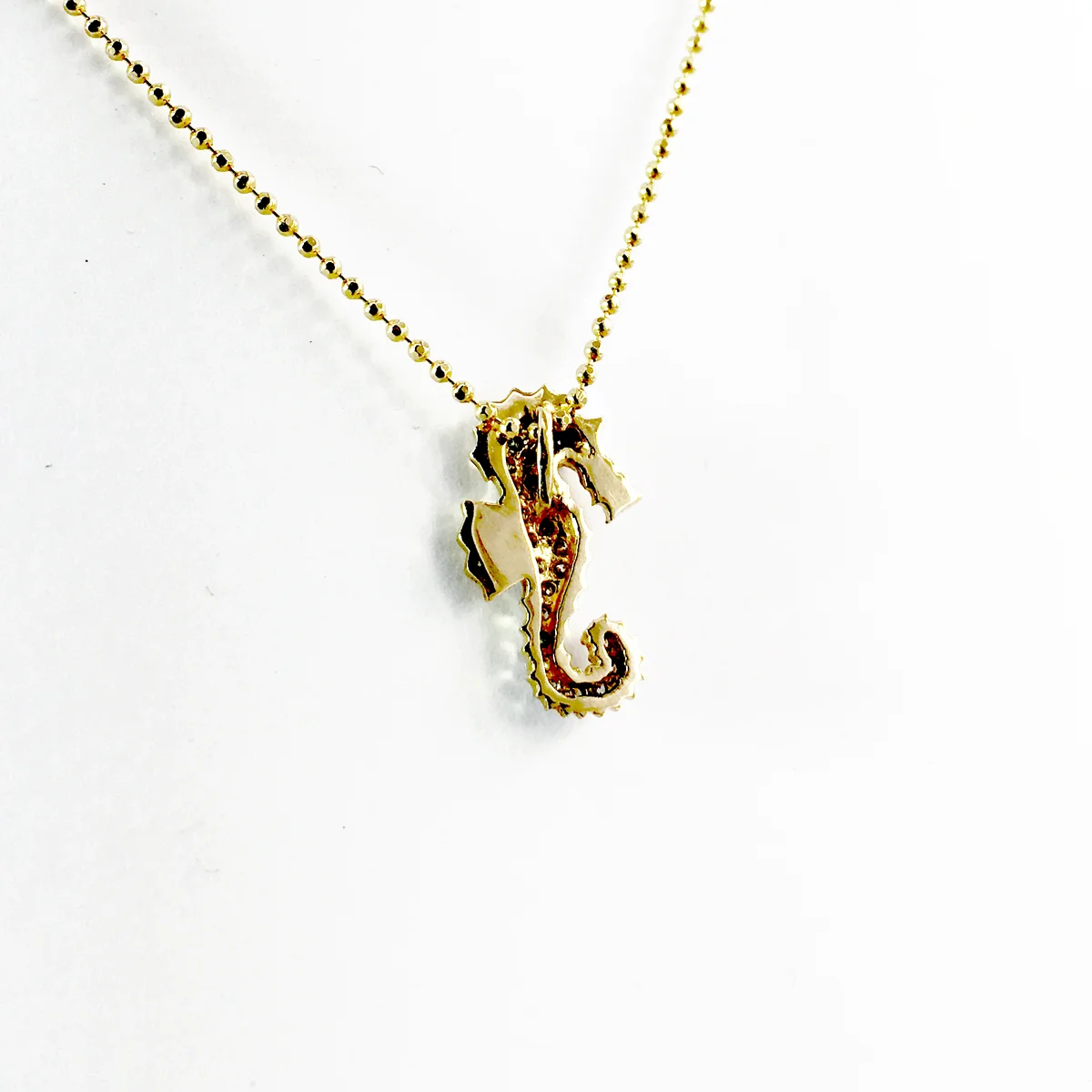 Yellow Gold Plate White Sapphires j.herwitt