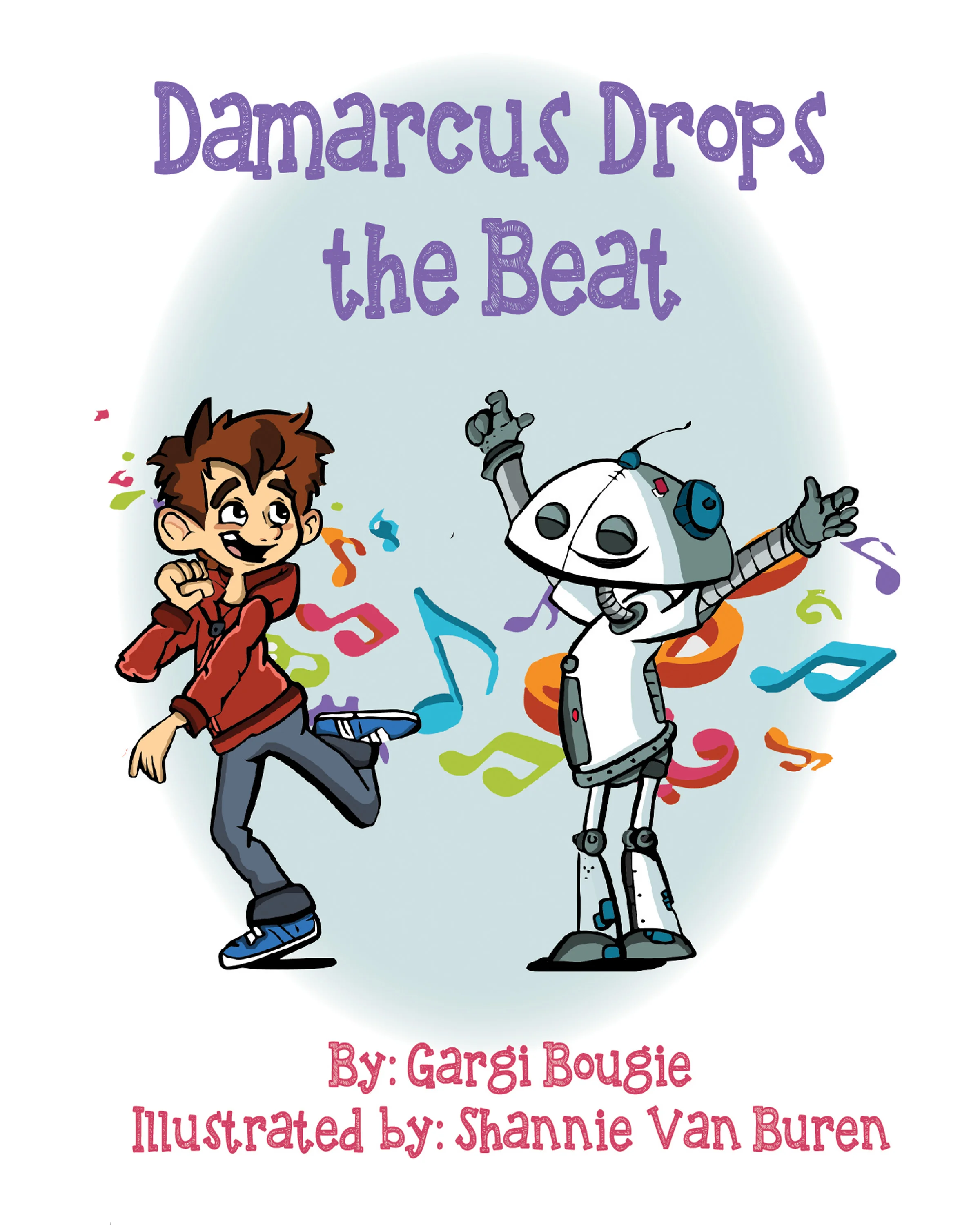 Damarcus Drops the Beat: Book Design