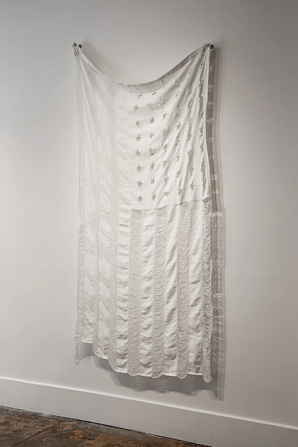 Old Glory (whitewashed and threadbare)