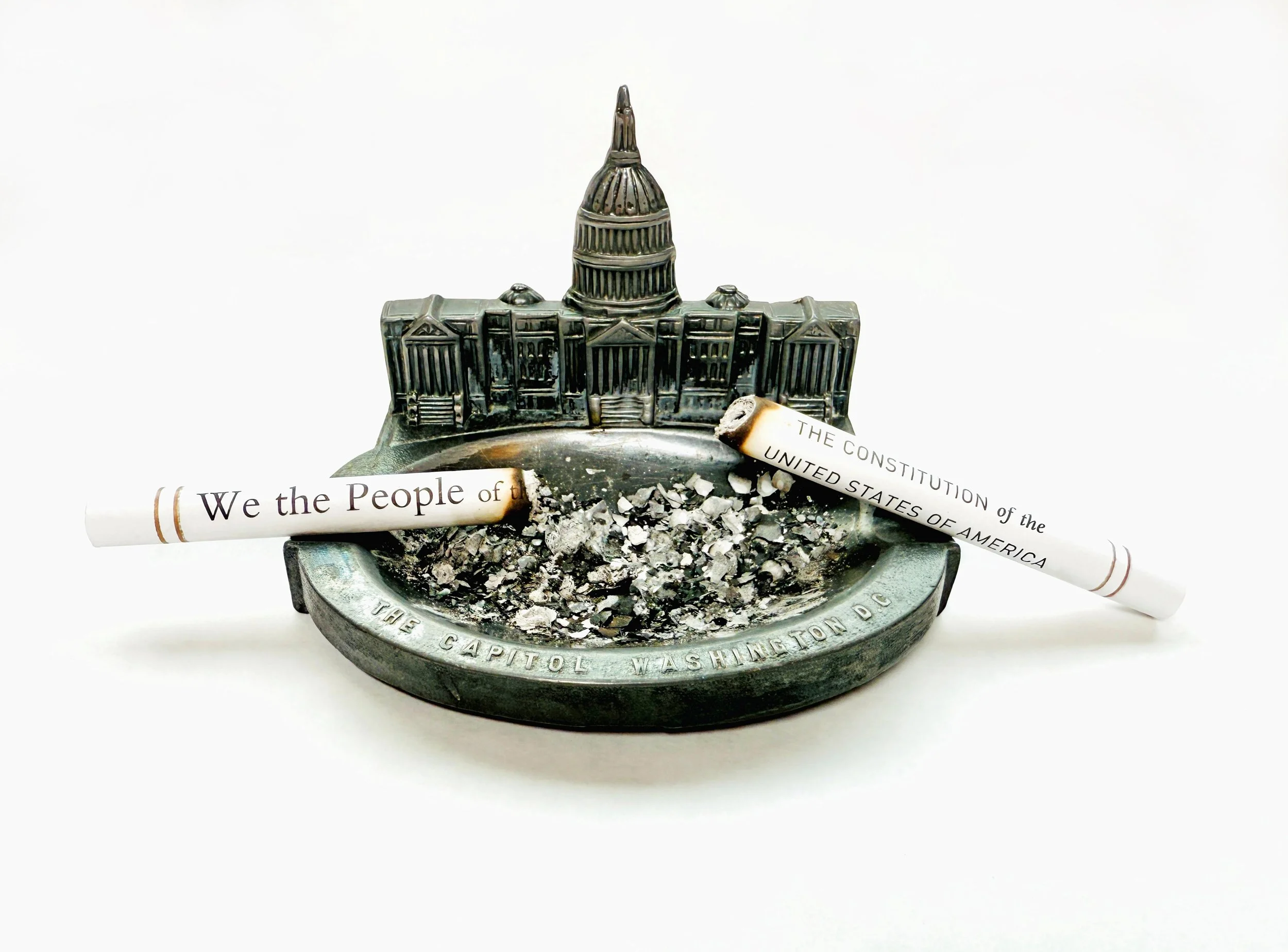 "Authoritarian Souvenir (up in smoke)" will be in a pop-up exhibit November 21st-23rd for Fall of Freedom.