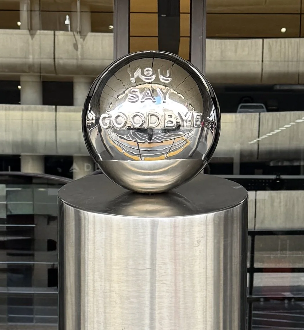 I am happy to share two new nickel-plated bronzes were commissioned by the Port of Seattle and are installed on the Departures drive at Seattle-Tacoma International Airport