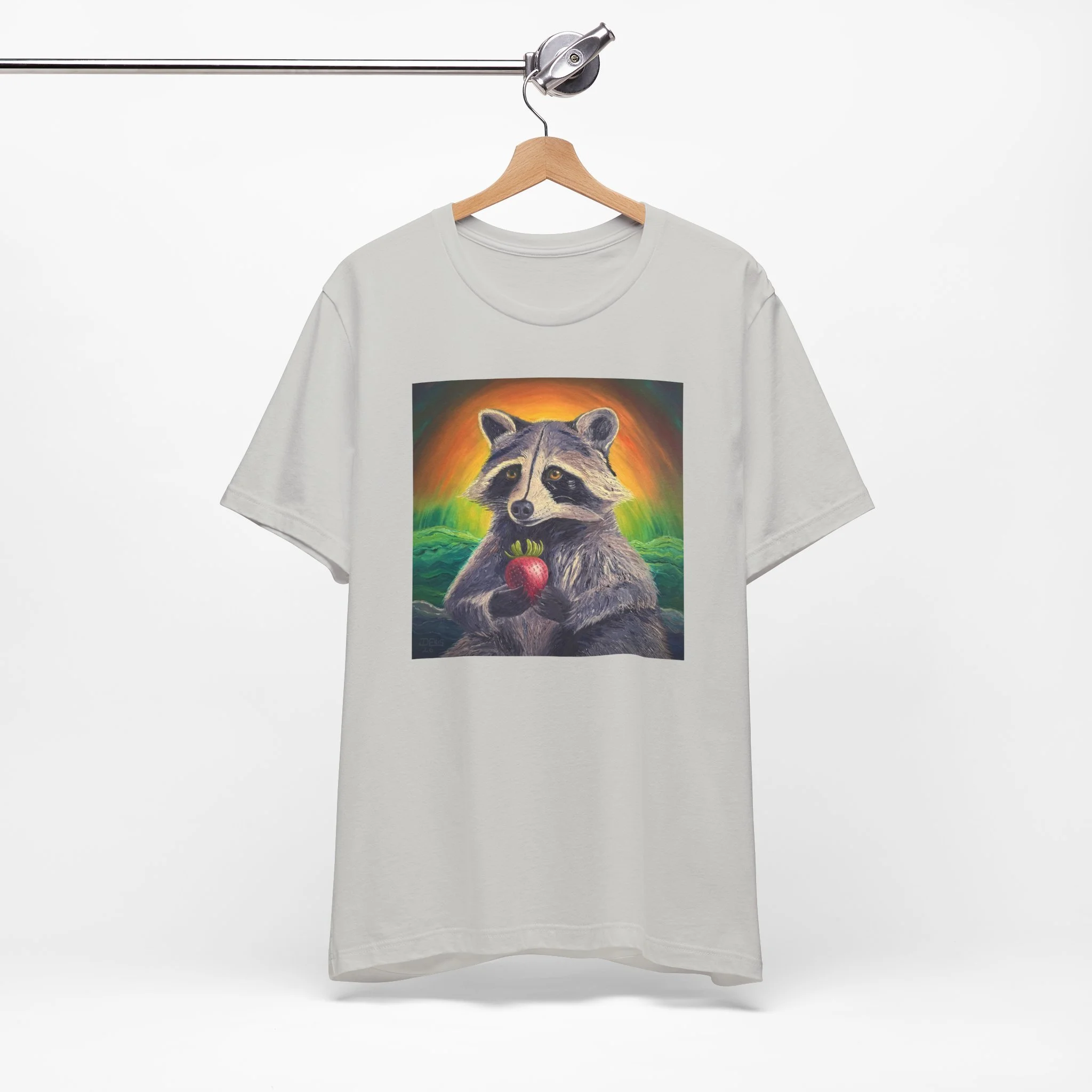 "Are You Going to Eat This" — Original Painting by Jeremy Ellis on a 100% Cotton T-Shirt