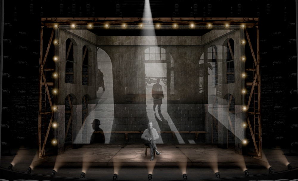 Indecent by Paula Vogel at Victory Garden’s Theater directed by Gary Griffin. Projection Design by Stephan Mazurek.