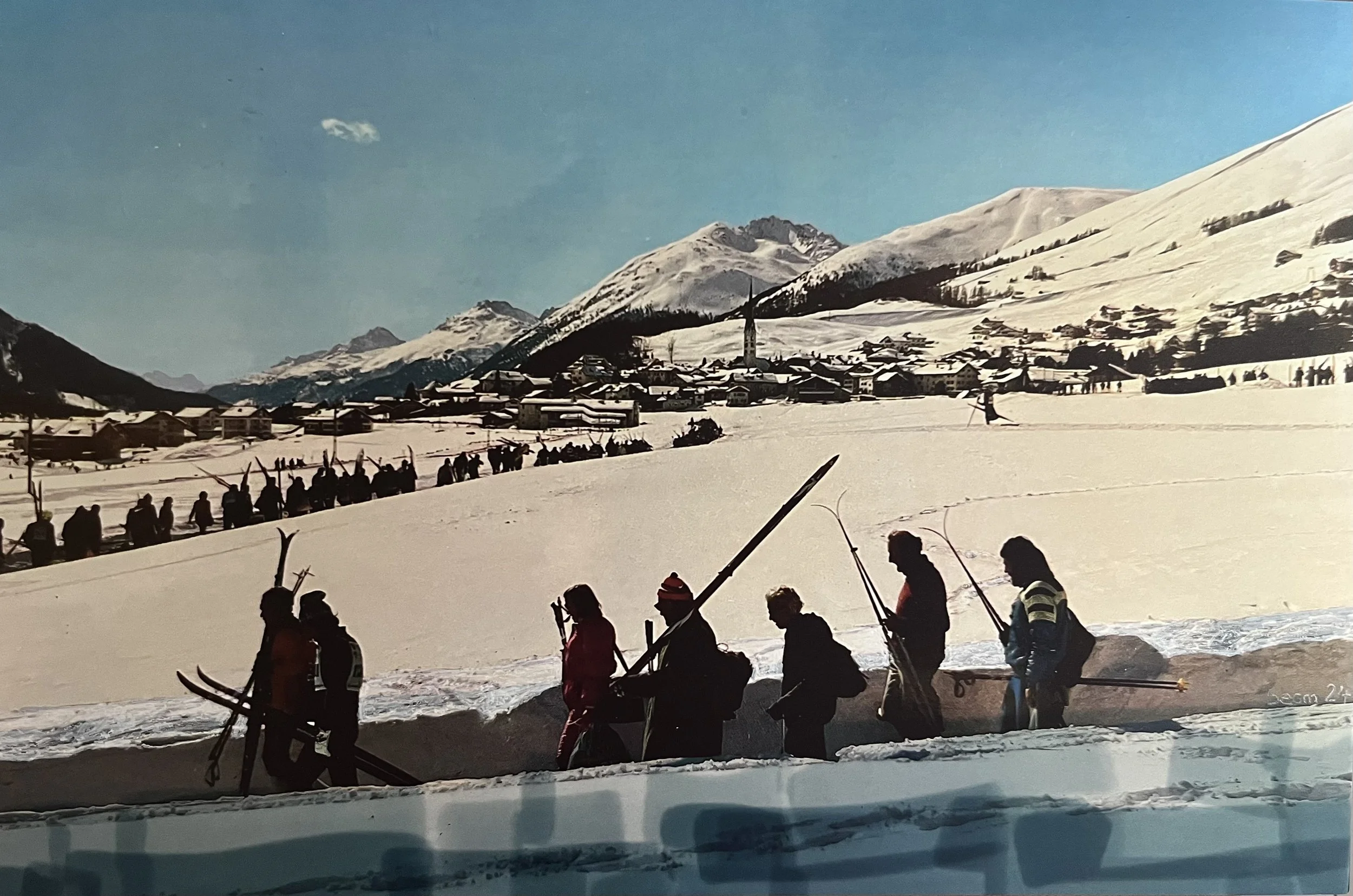 Skimaraton damals . 60x40cm . 2024