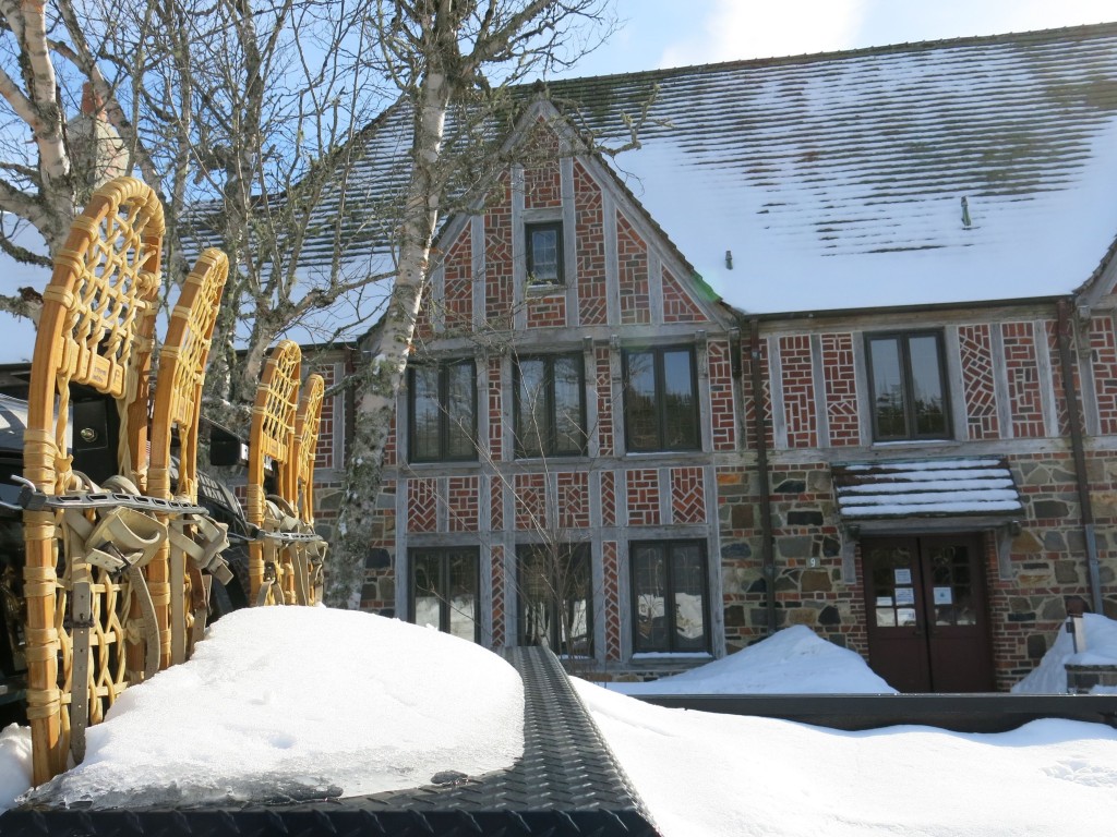 On the subject of lodging, here’s a look at the Schoodic Institute’s historic Rockefeller Hall, where some of the attendees stayed.