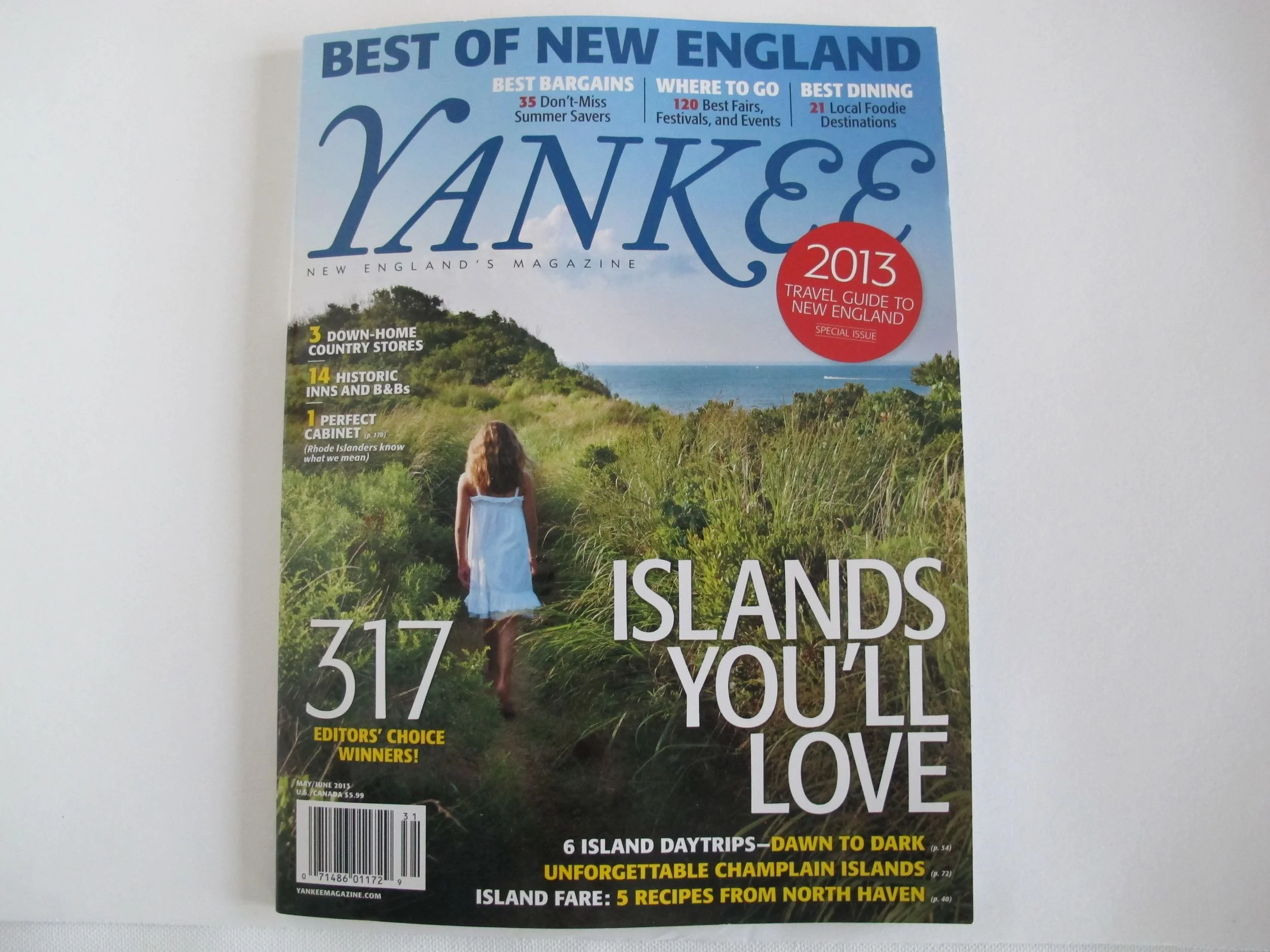 The Naturalist's Notebook was named Best of New England in the latest issue of Yankee Magazine.
