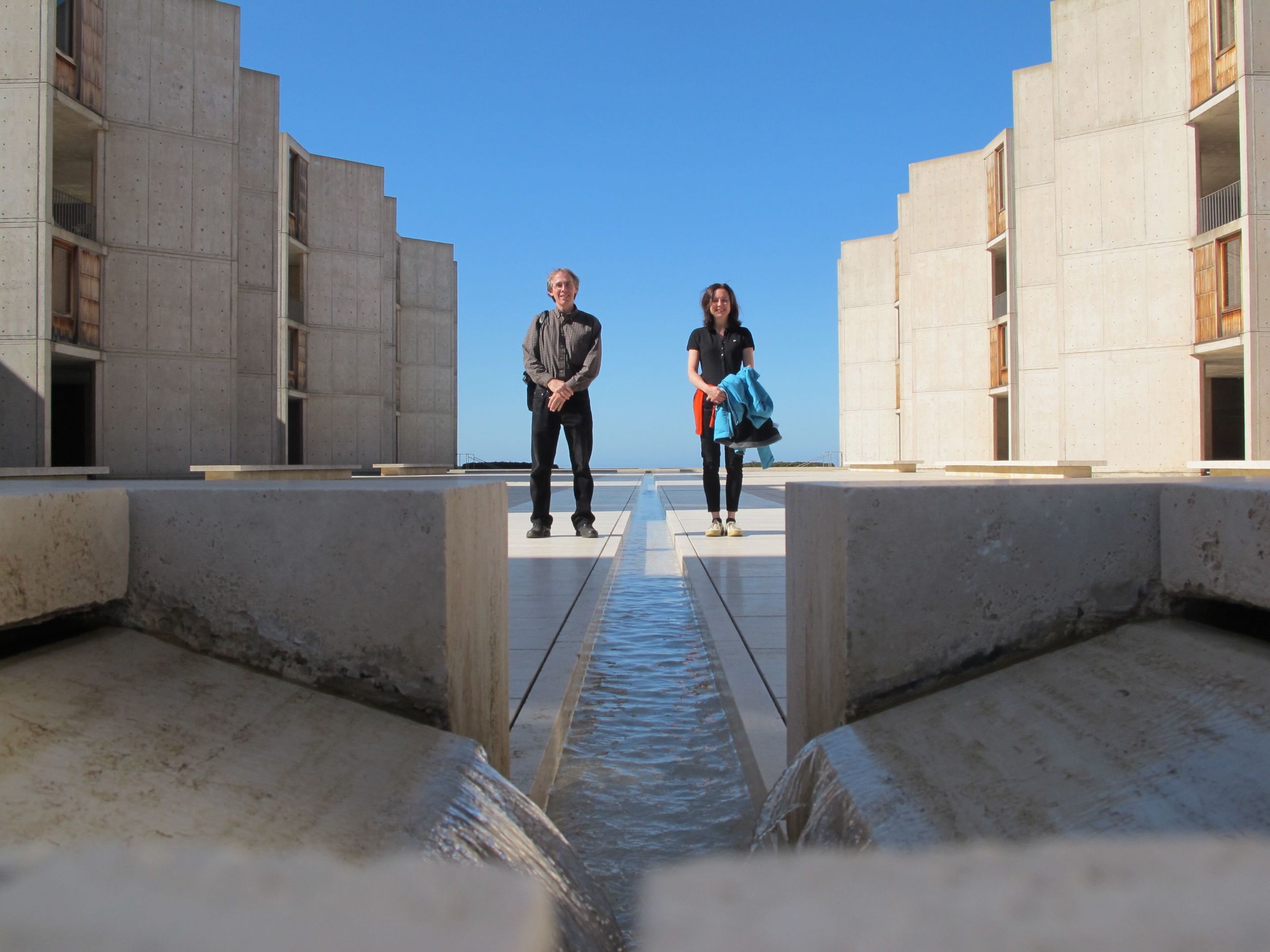 Went to the Salk Institute for Biological Studies in San Diego by