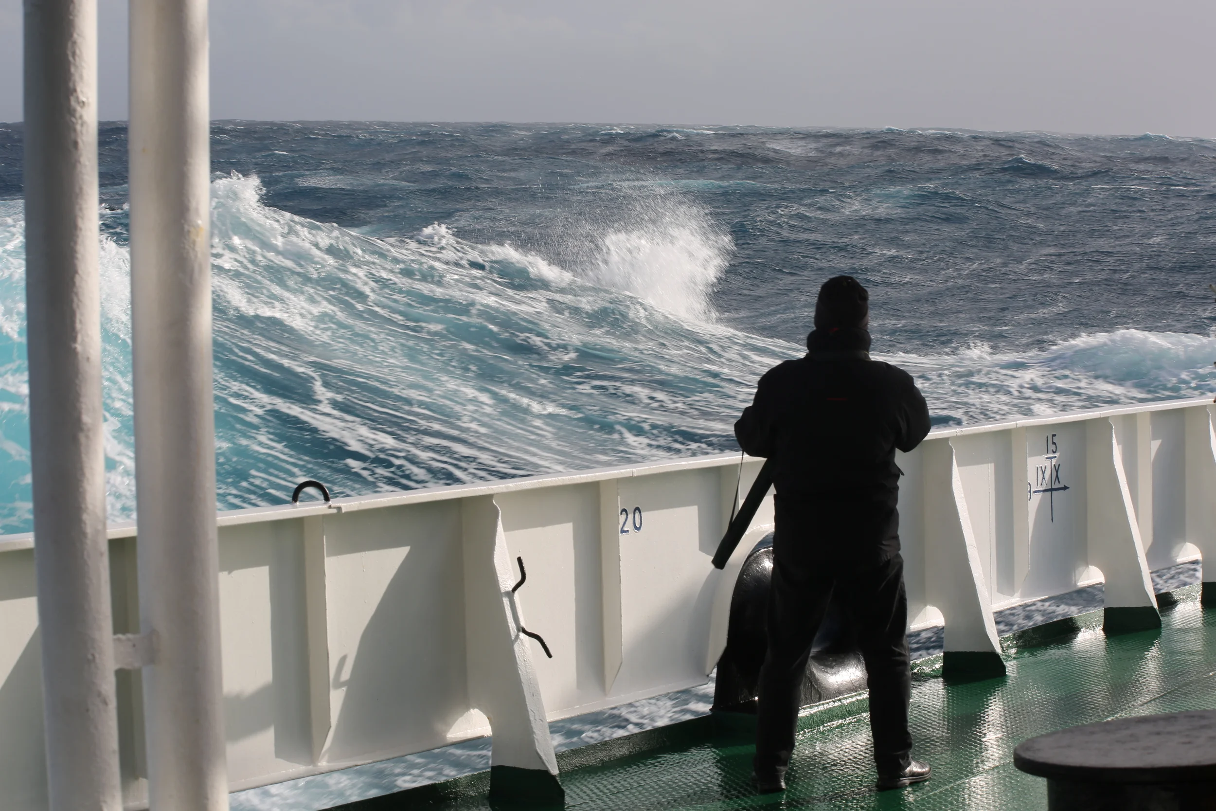 Our dramatic welcome to the Southern Ocean...