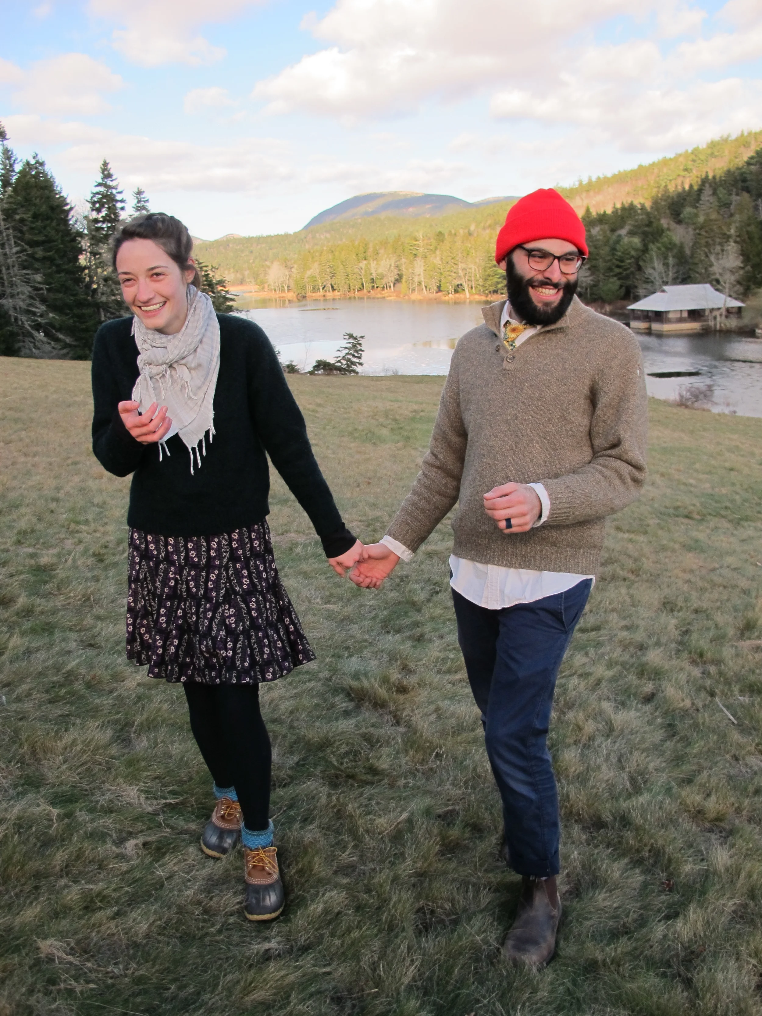 Another shot for those of you who didn’t see the news on our Facebook page: Notebook team members Virginia Brooks and Eli Mellen got married on Nov. 19 at Little Long Pond in Seal Harbor. They’re a perfectly matched couple and their wedding—on a brisk, sunny Maine day—was wonderfully natural. (Coincidentally, two former Notebook team members, Anne Mittnacht and Pat Johnson, are getting married in 2013. We’re on a streak!)