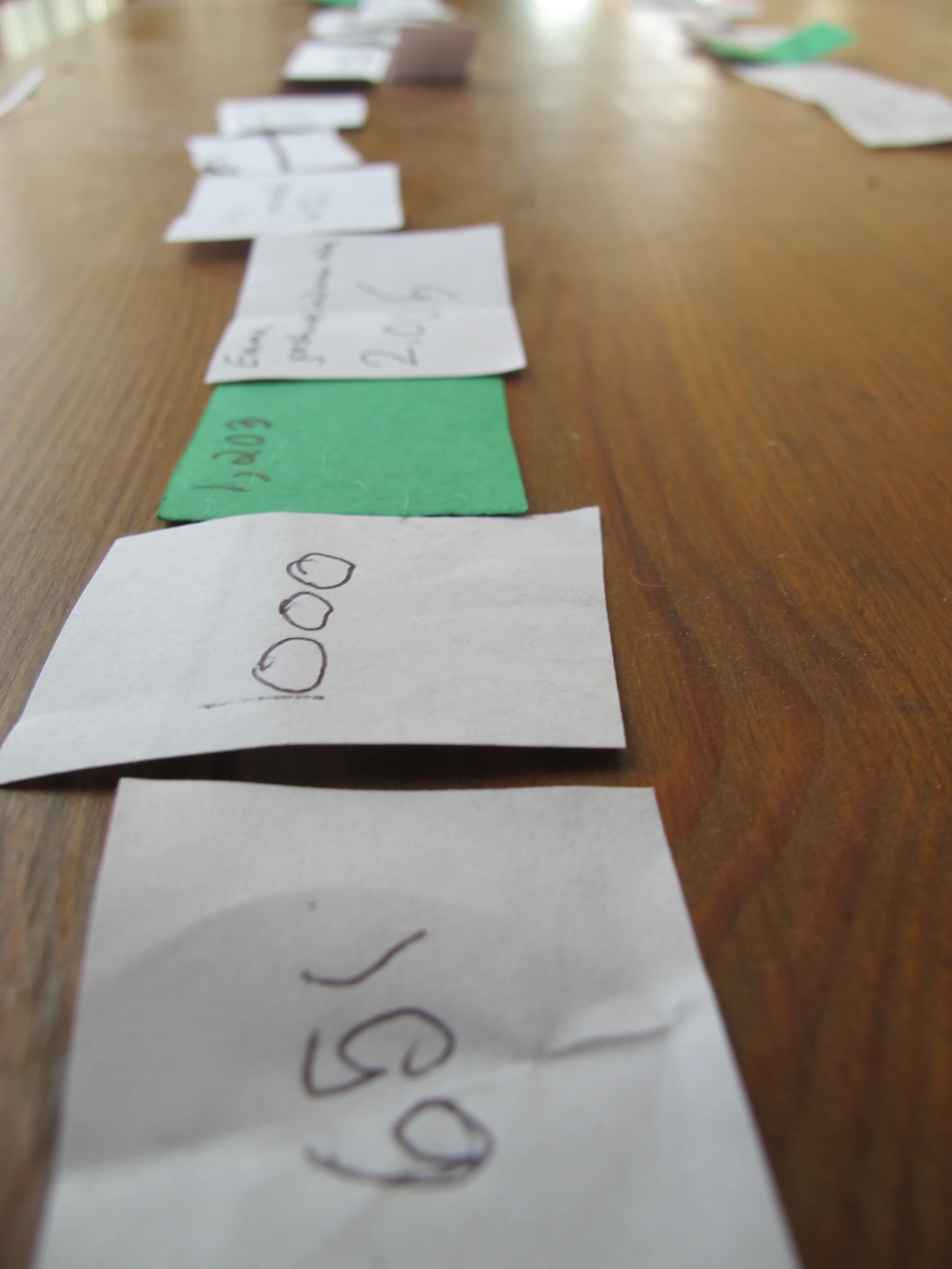 We had scores of entries to sort through.