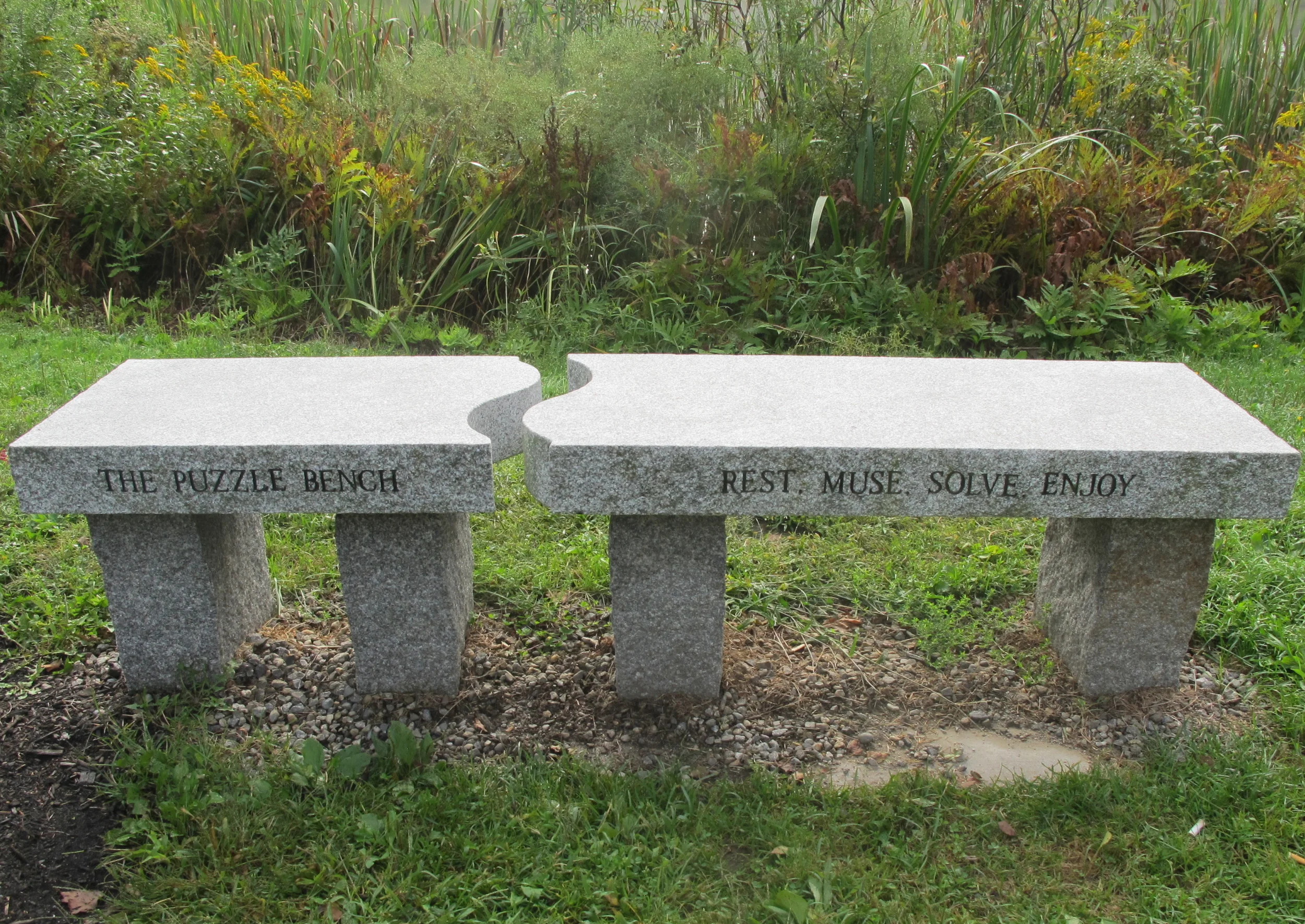We should have brought some of our Notebook brain-bogglers to work on at this lakeside sitting spot.