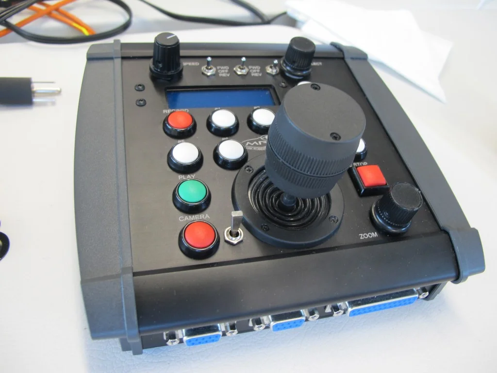 SI’s photographers set up remote-control cameras in many of the venues. This is the device used to control them.