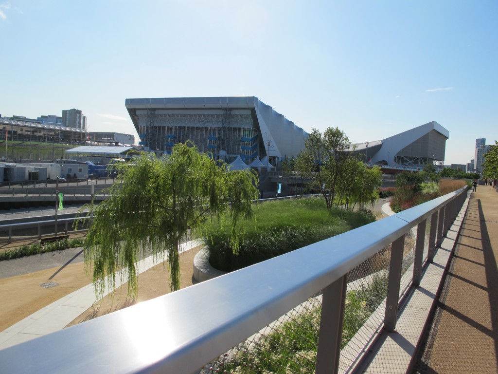 That’s the Olympic Aquatics Centre, where Phelps, Lochte and friends are doing a bit of swimming.