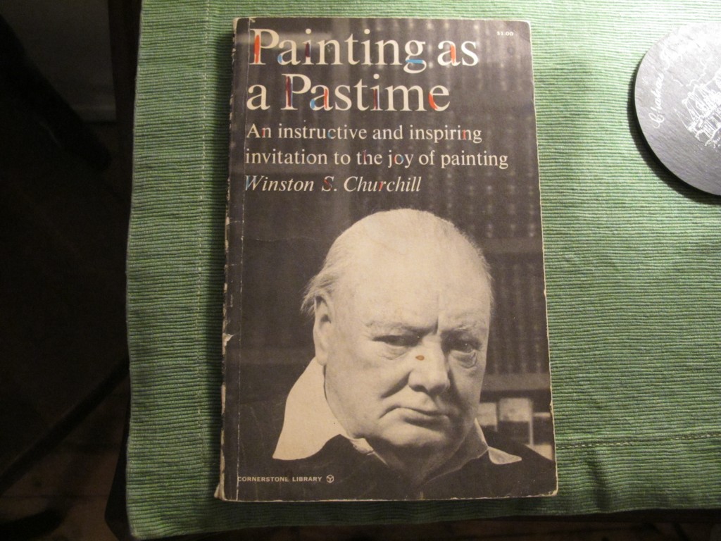 Did you know that Winston Churchill loved to paint, and was quite good at it? While in New York I visited artist Margaret Krug, who showed me a copy of this book, which she’d just received as a gift from a friend.