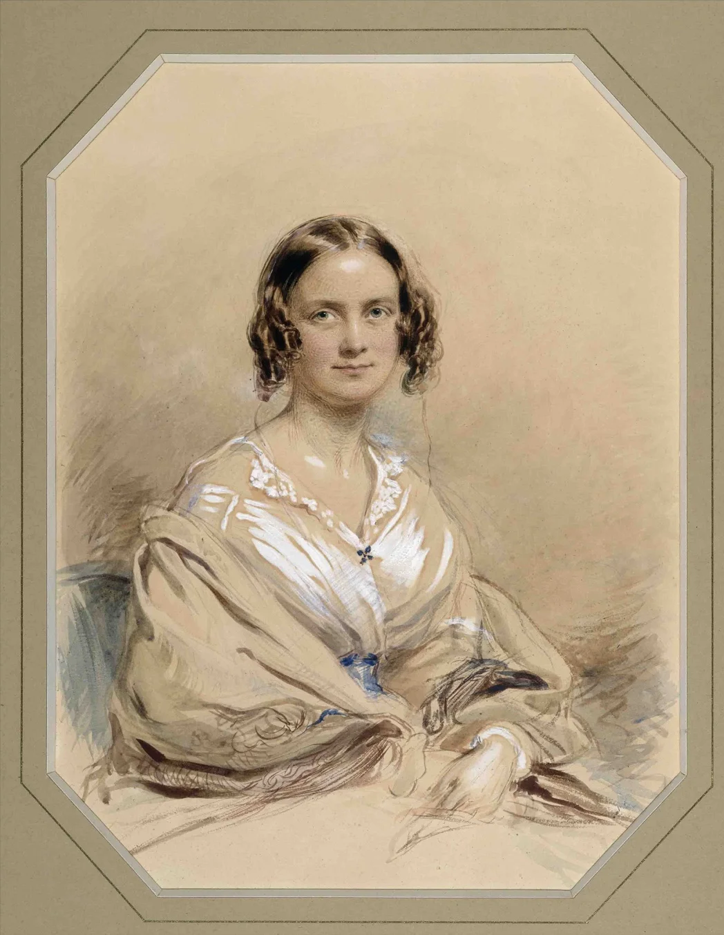 And this is my wife, Emma Darwin, for those of you who have not seen her beautiful countenance. I hope you will come to know her better through my blog. This painting of her was done by our friend George Richmond in 1840, the year after we were married. Emma was then 32 years old and I was 31.