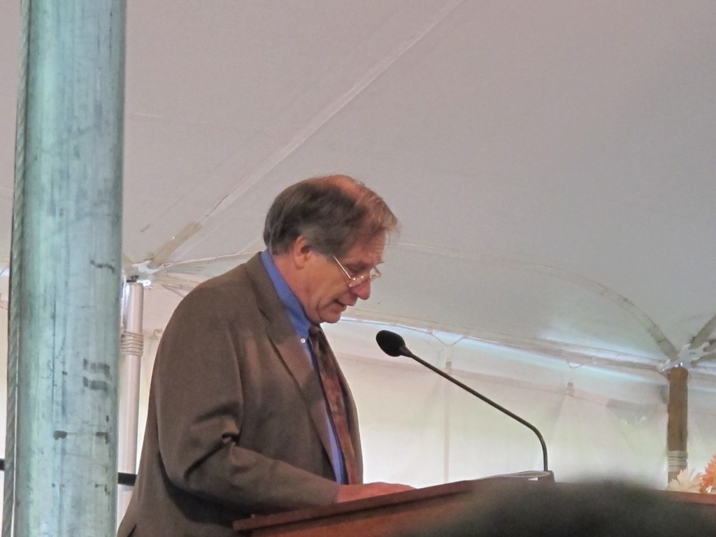 Robert Krulwich at the COA graduation.