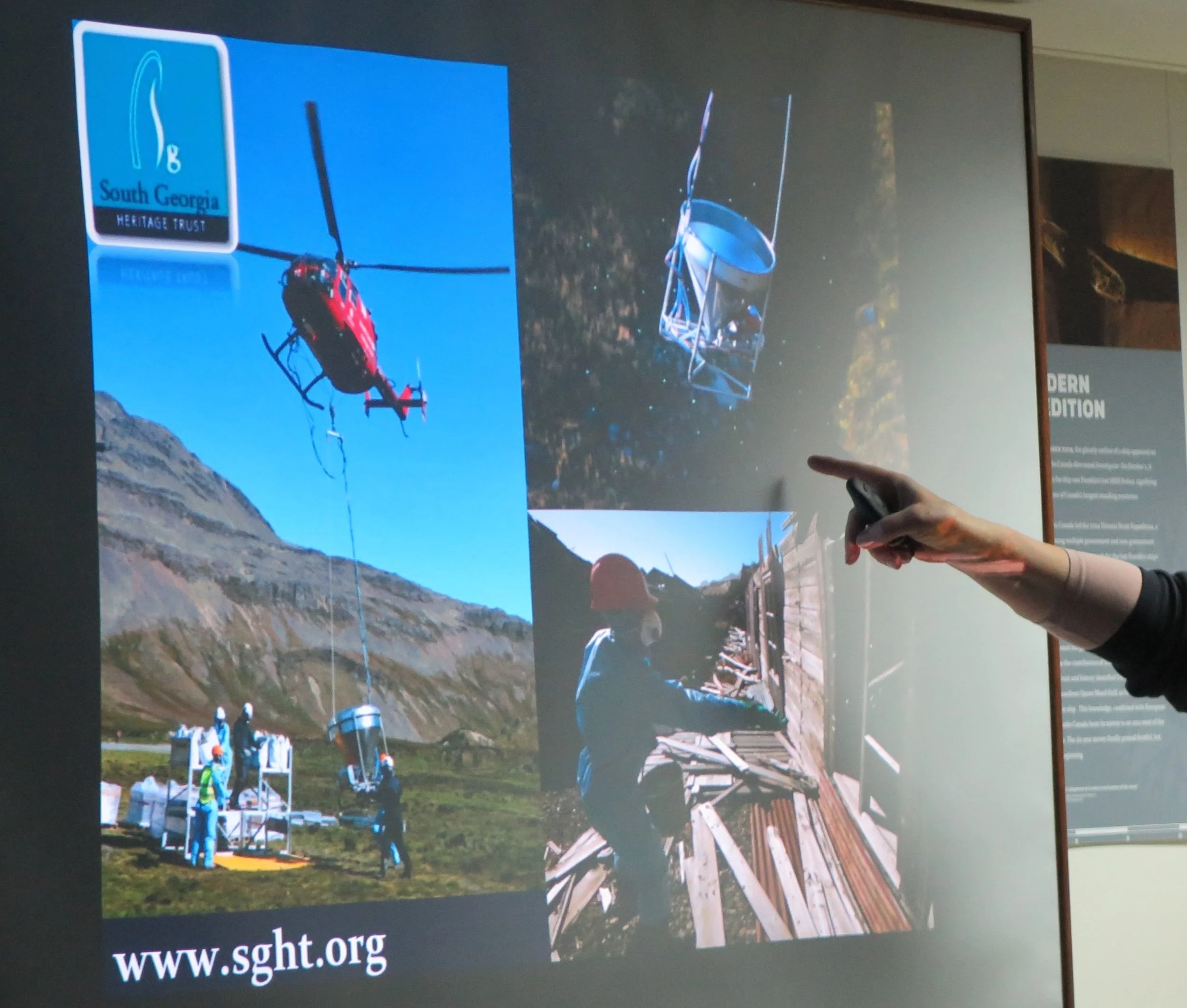 Because of South Georgia's tricky winds, top helicopter pilots from New Zealand came in to fly the choppers and drop the pellets on a carefully calculated grid.