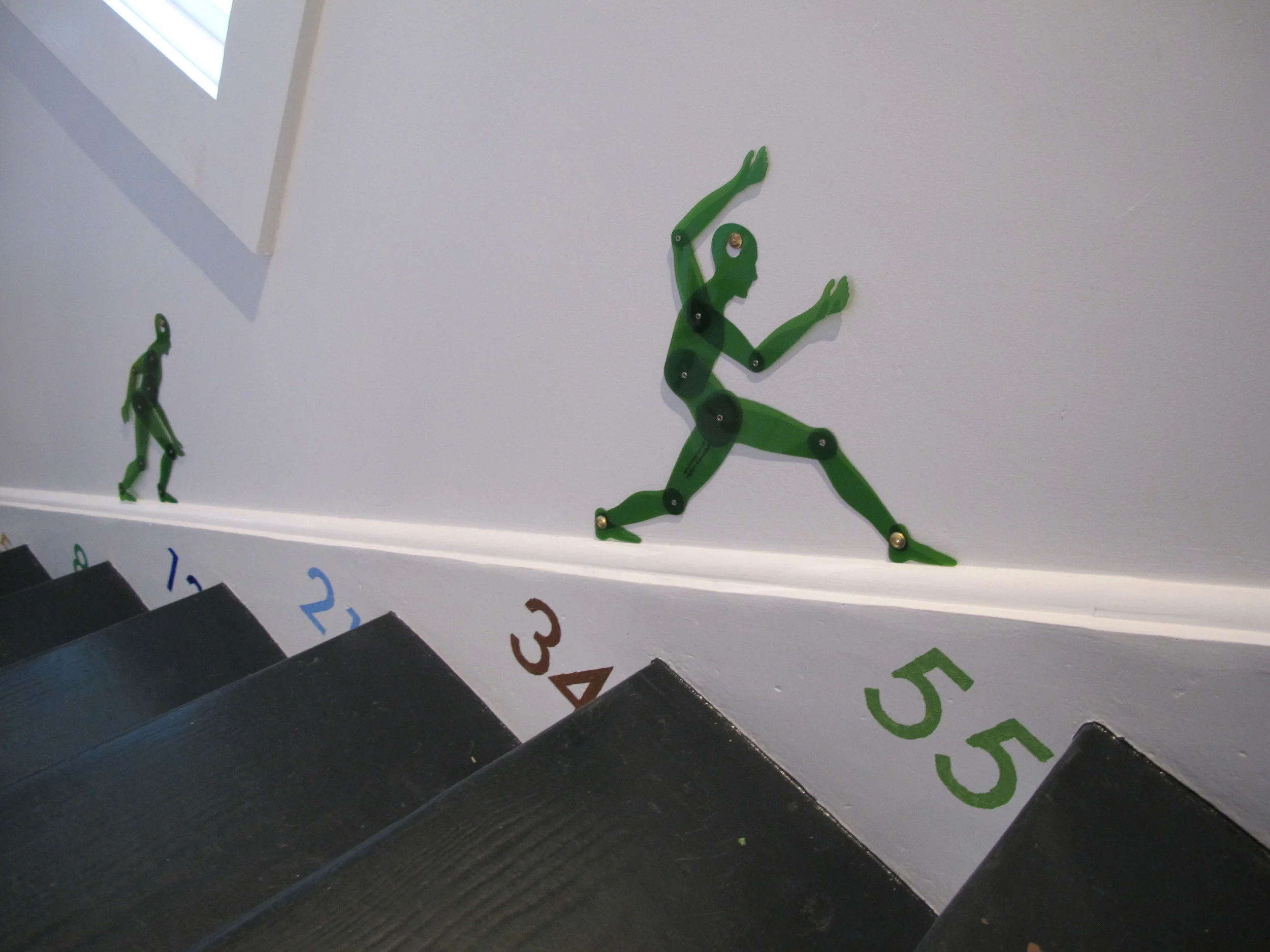 We hope that over the summer, the number of visitors will keep climbing, particularly up our math staircase.