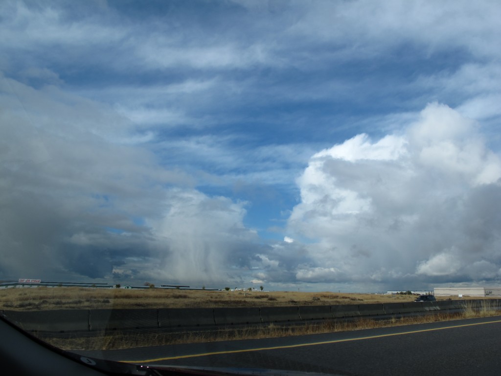 The sky changed constantly, and beautifully, as we drove across Idaho.
